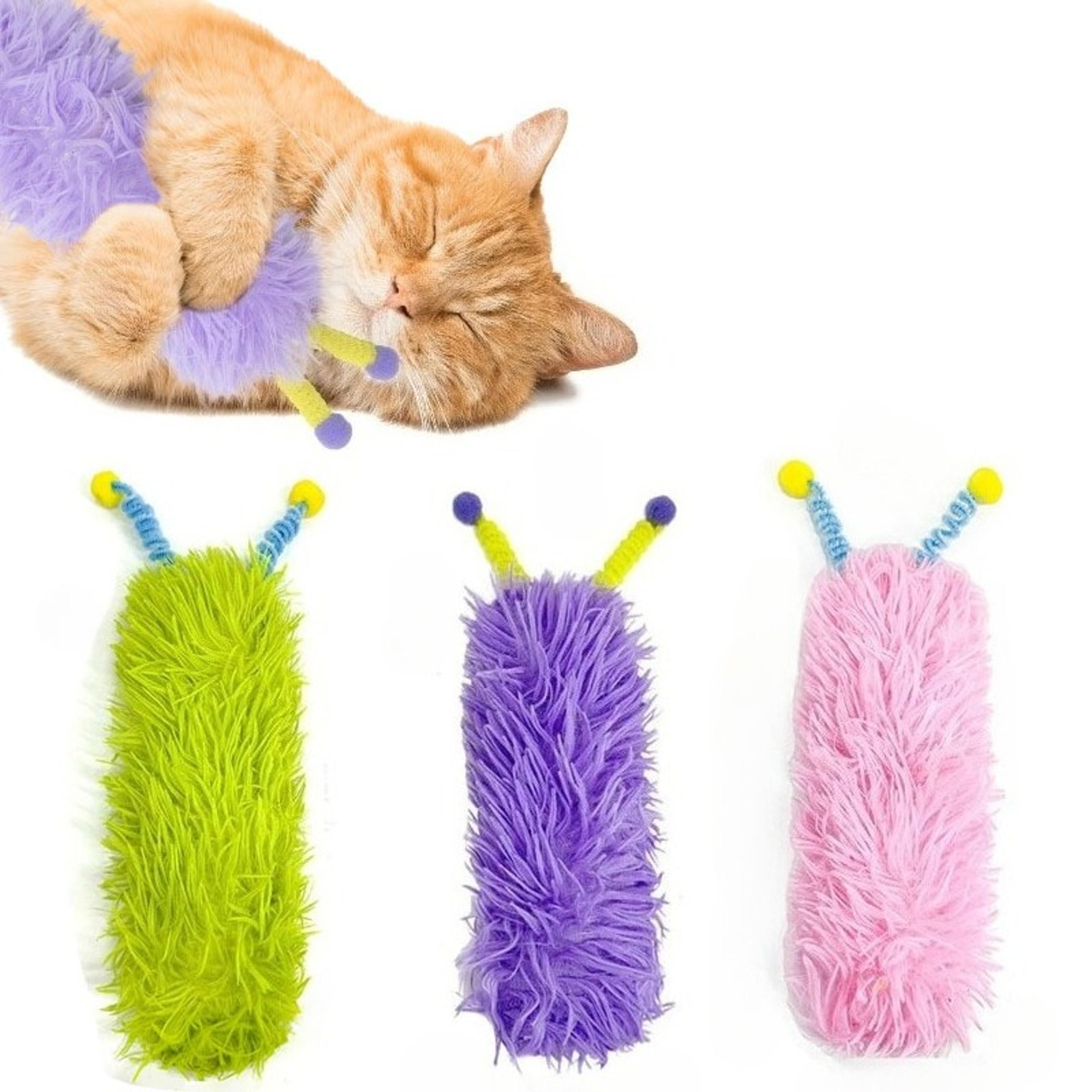 Purr Kick Catnip Plush Kicker Toy For Indoor Cats Interactive Chew  SelfPlay Pillow 2