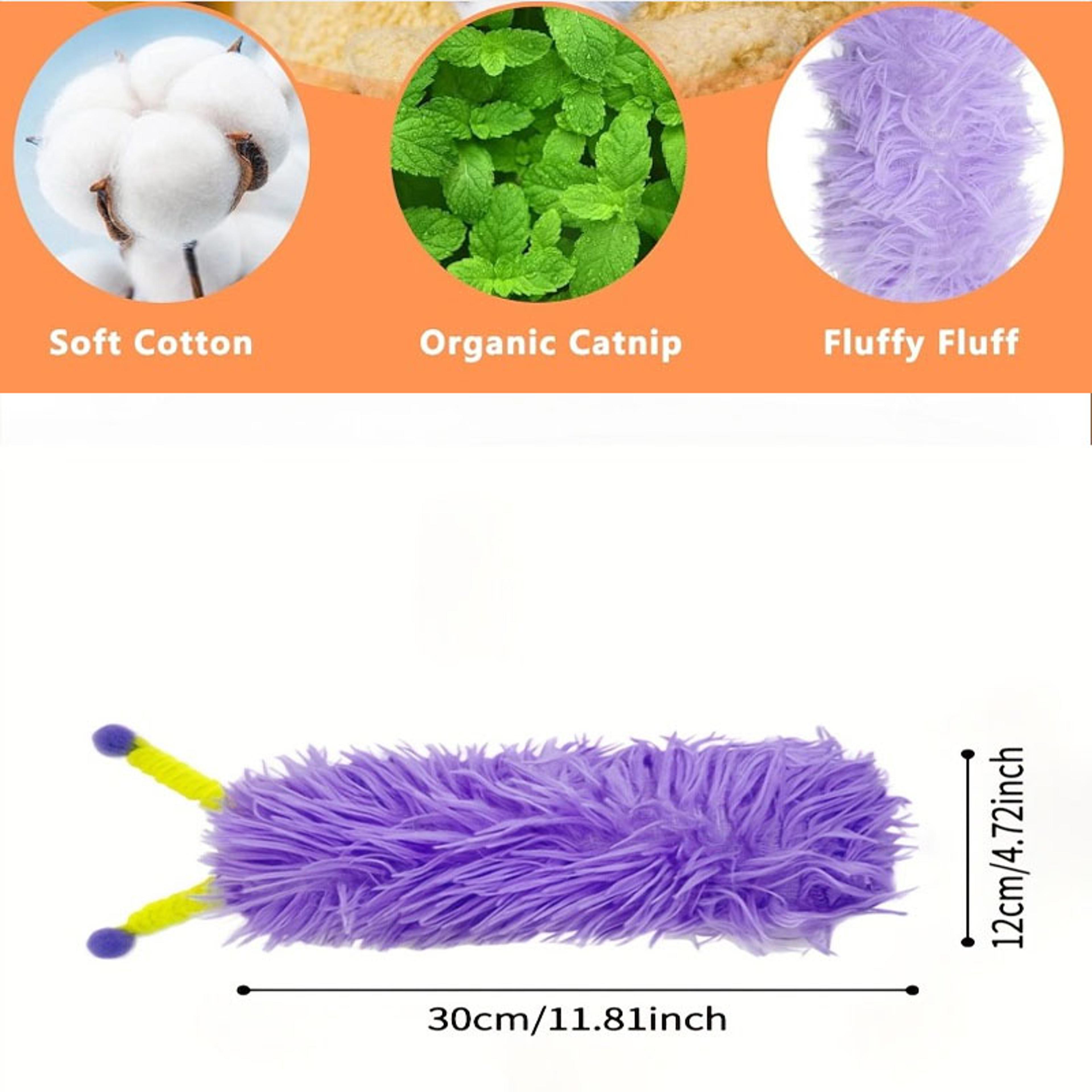 Purr Kick Catnip Plush Kicker Toy For Indoor Cats Interactive Chew  SelfPlay Pillow 3