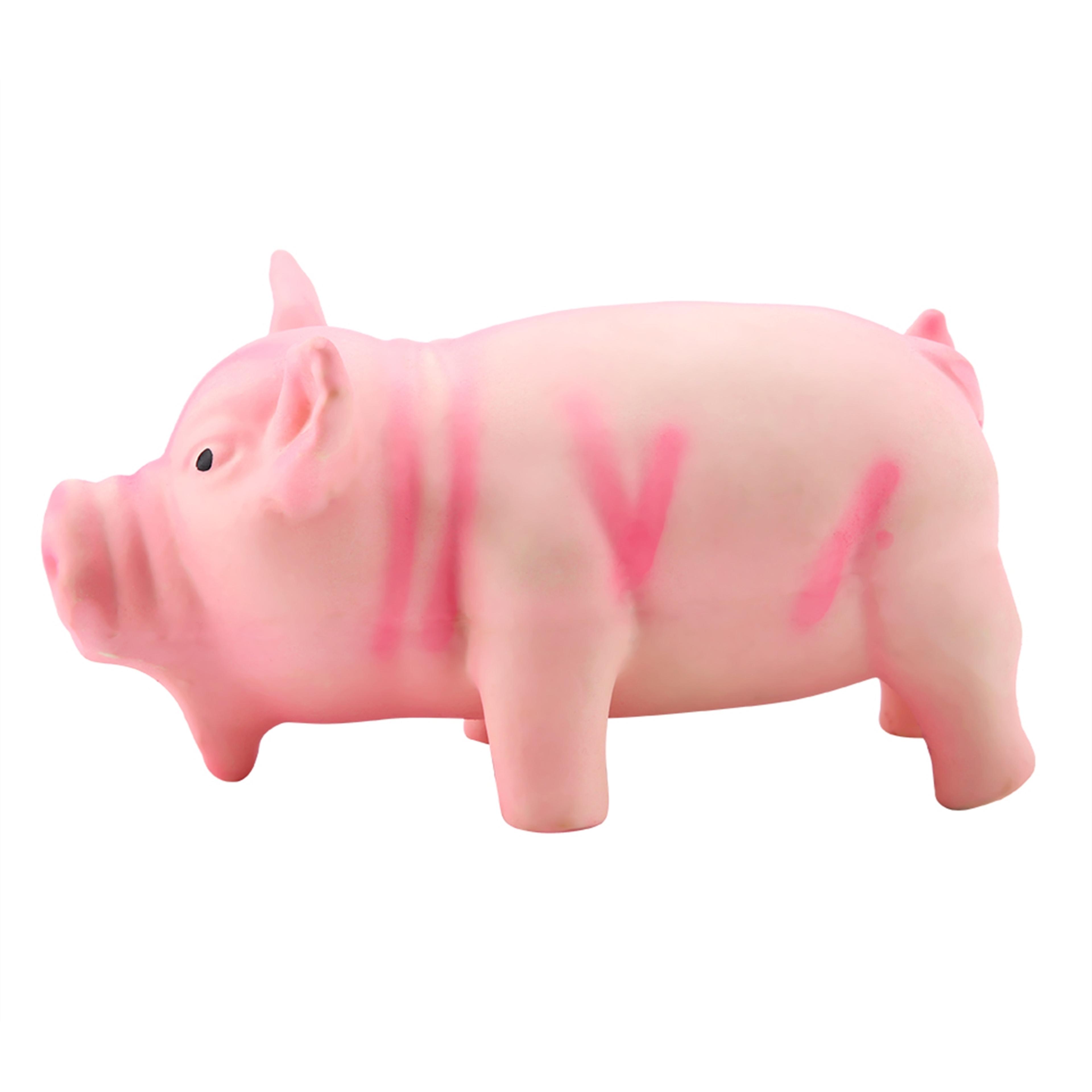 Oink Play Latex Pig Dog Toy Interactive Dog Squeaky Toy For Chewing  Play 1