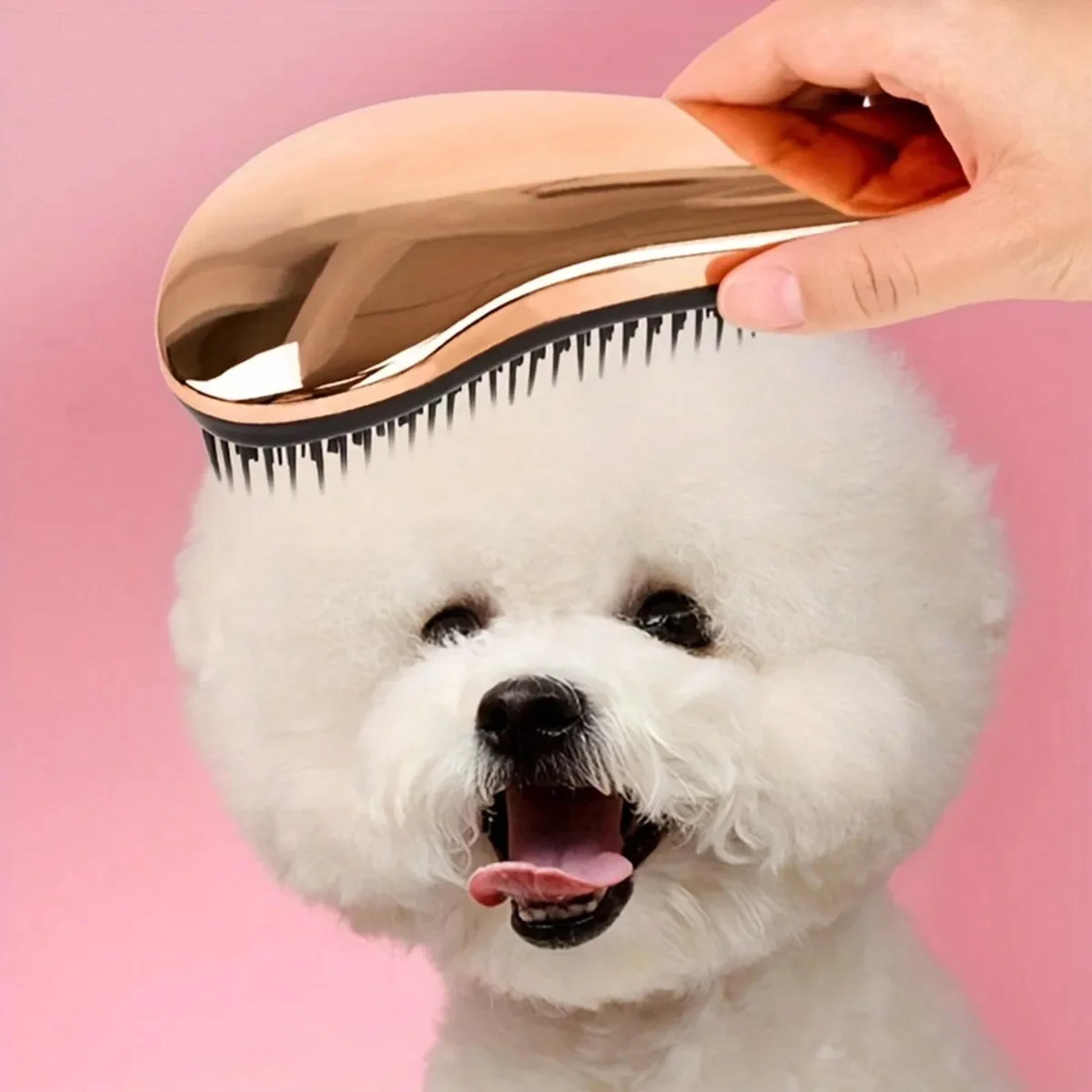 Floating Dog Grooming Brush  Pet Massage Comb For Shedding Bathing  Daily Grooming 2