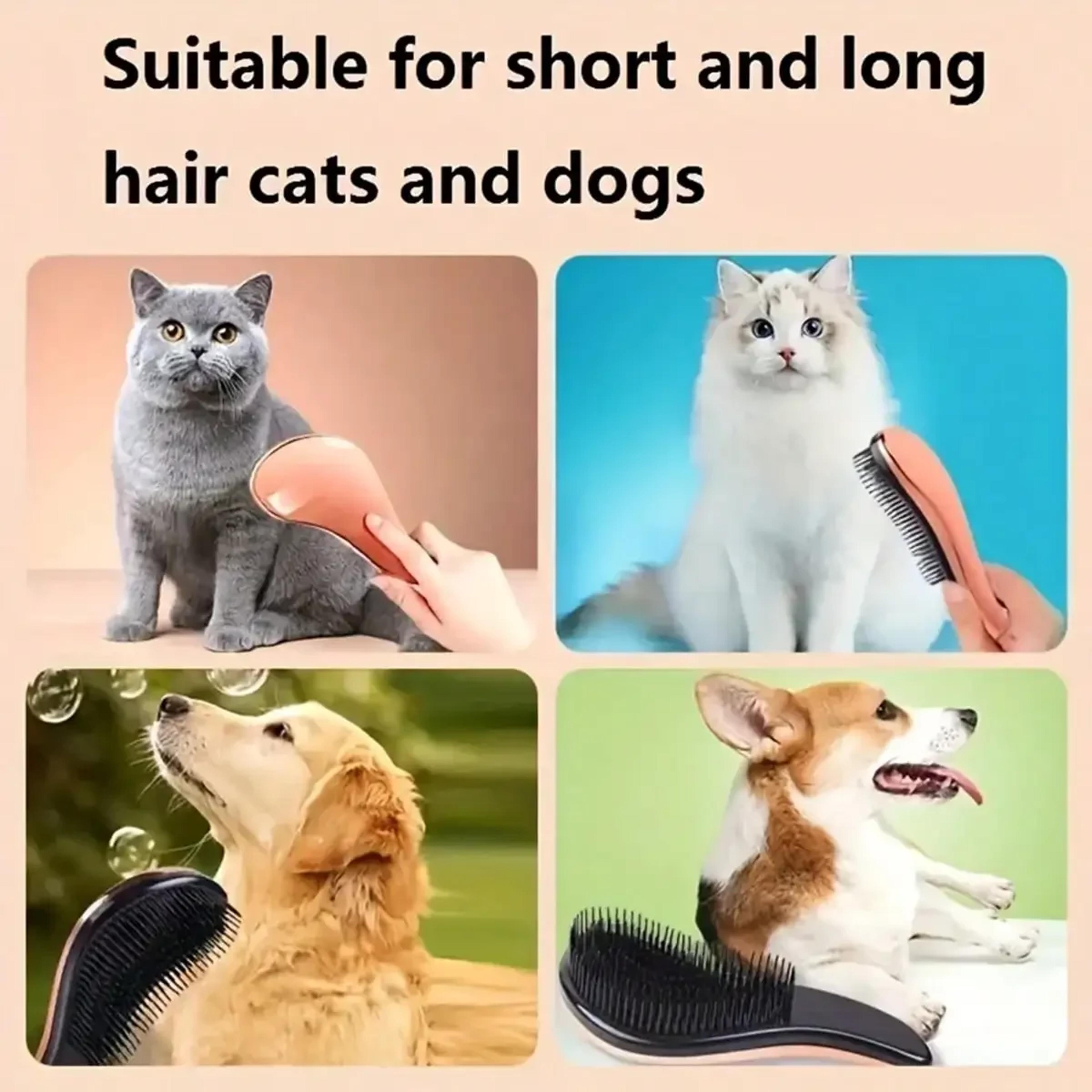 Floating Dog Grooming Brush  Pet Massage Comb For Shedding Bathing  Daily Grooming 1