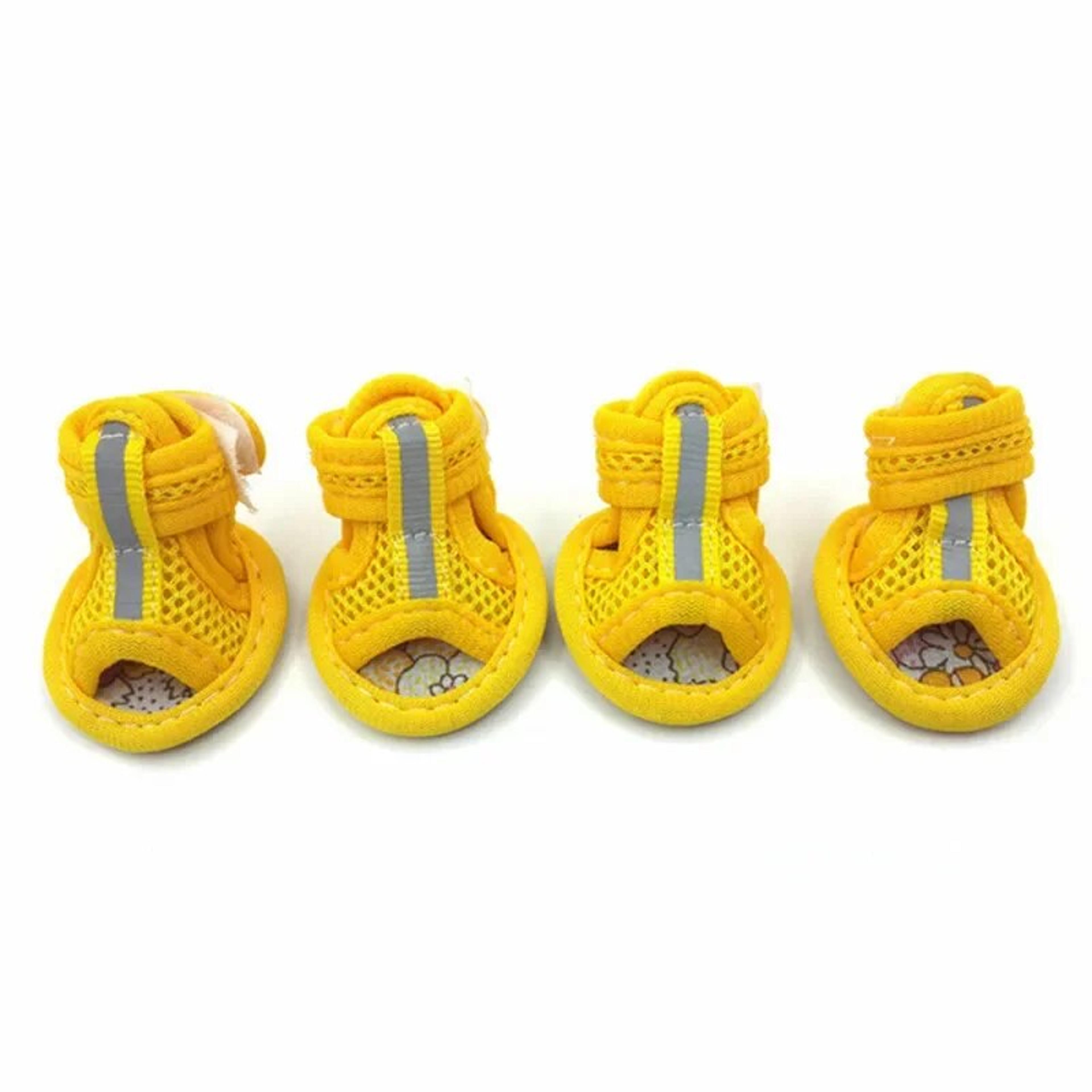 KDgr4pcsetSummerNonslipBreathableDogShoesSandalsforSmallDogsPetDogSocksSneakersjpg