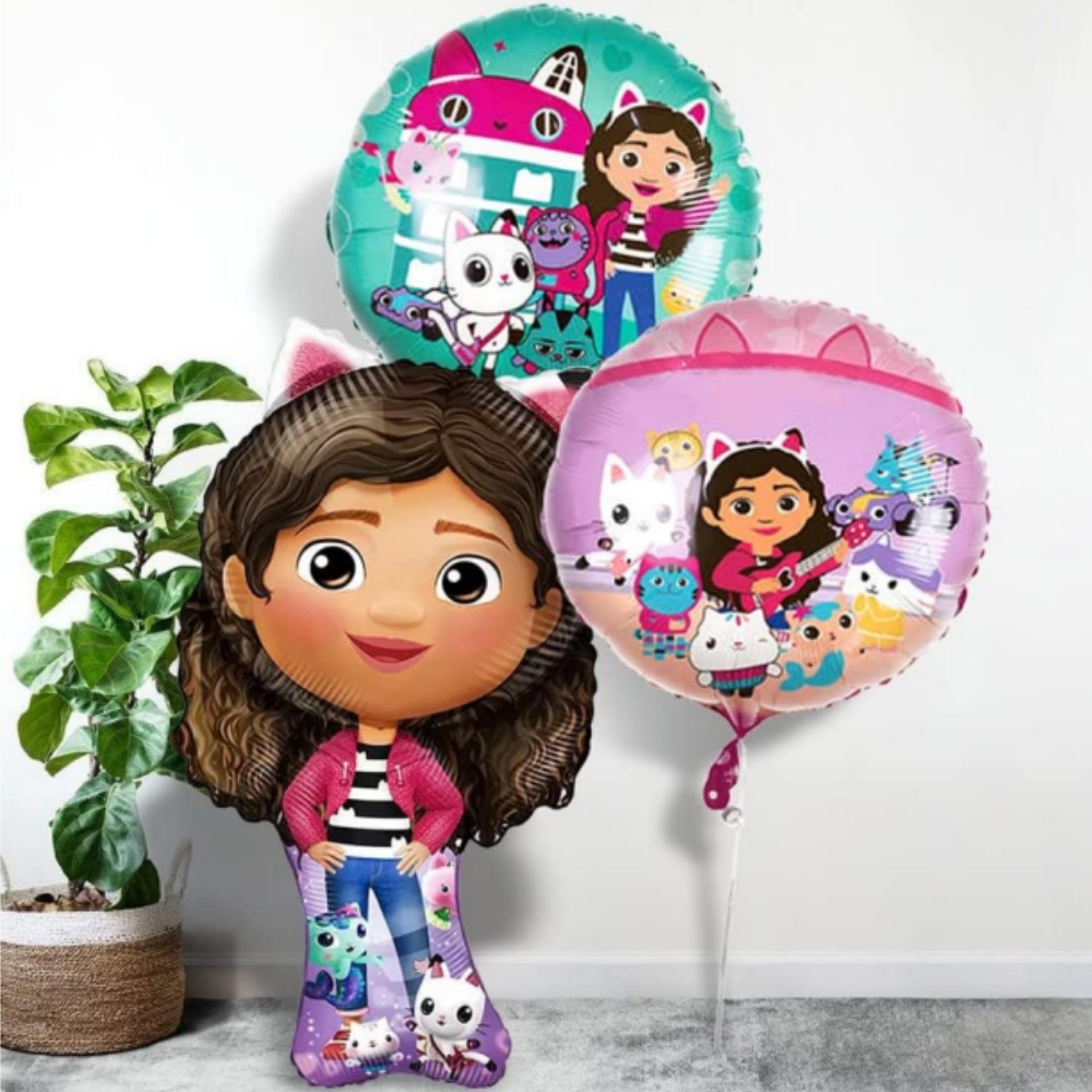 E9B6GabbyDollhouseCatsBirthdayDecorationBalloonsGabbysDollAluminumFoilHeliumBalloonBaby