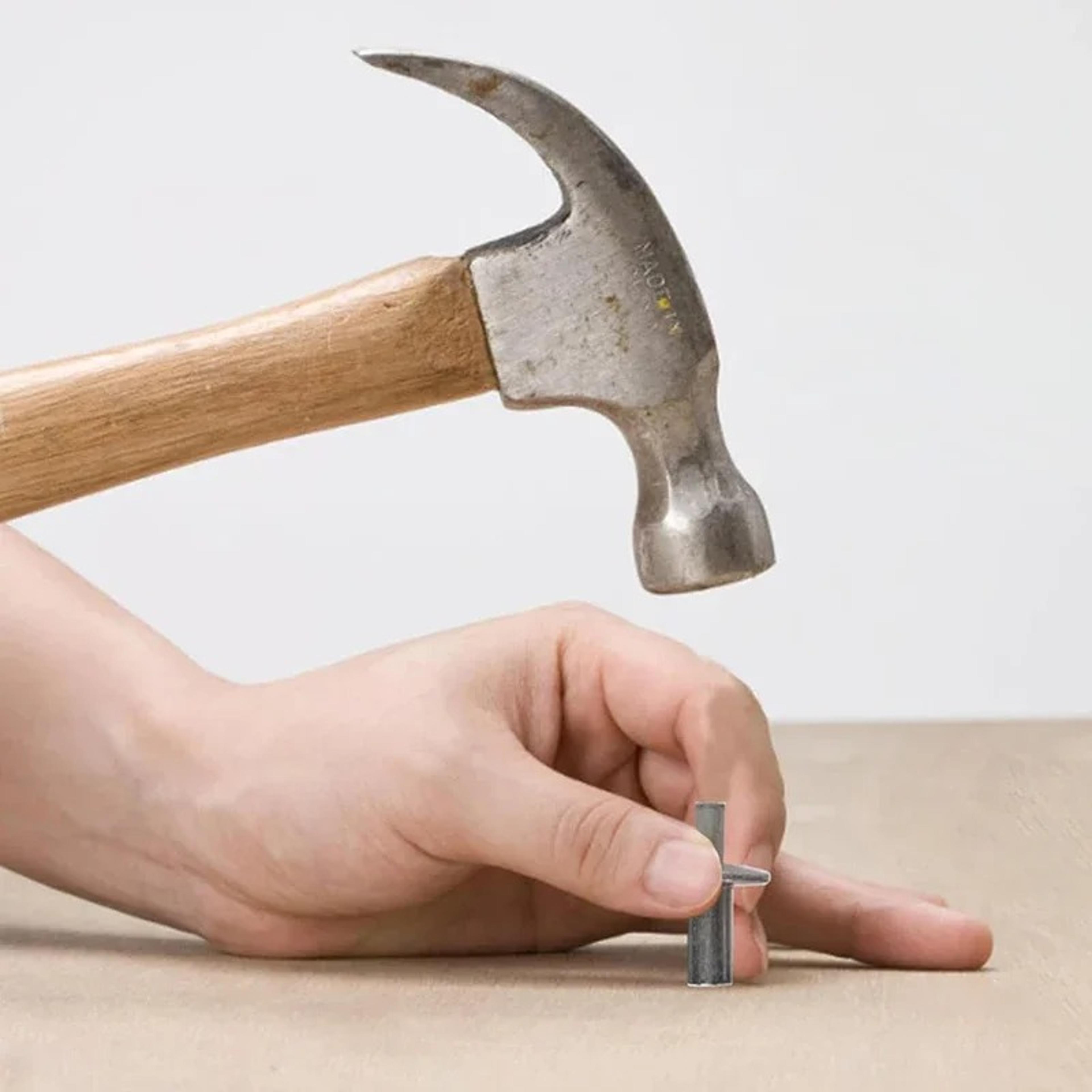 hammer drive expansion rivets, percussion knock-type aluminum nail fasteners for secure fixing