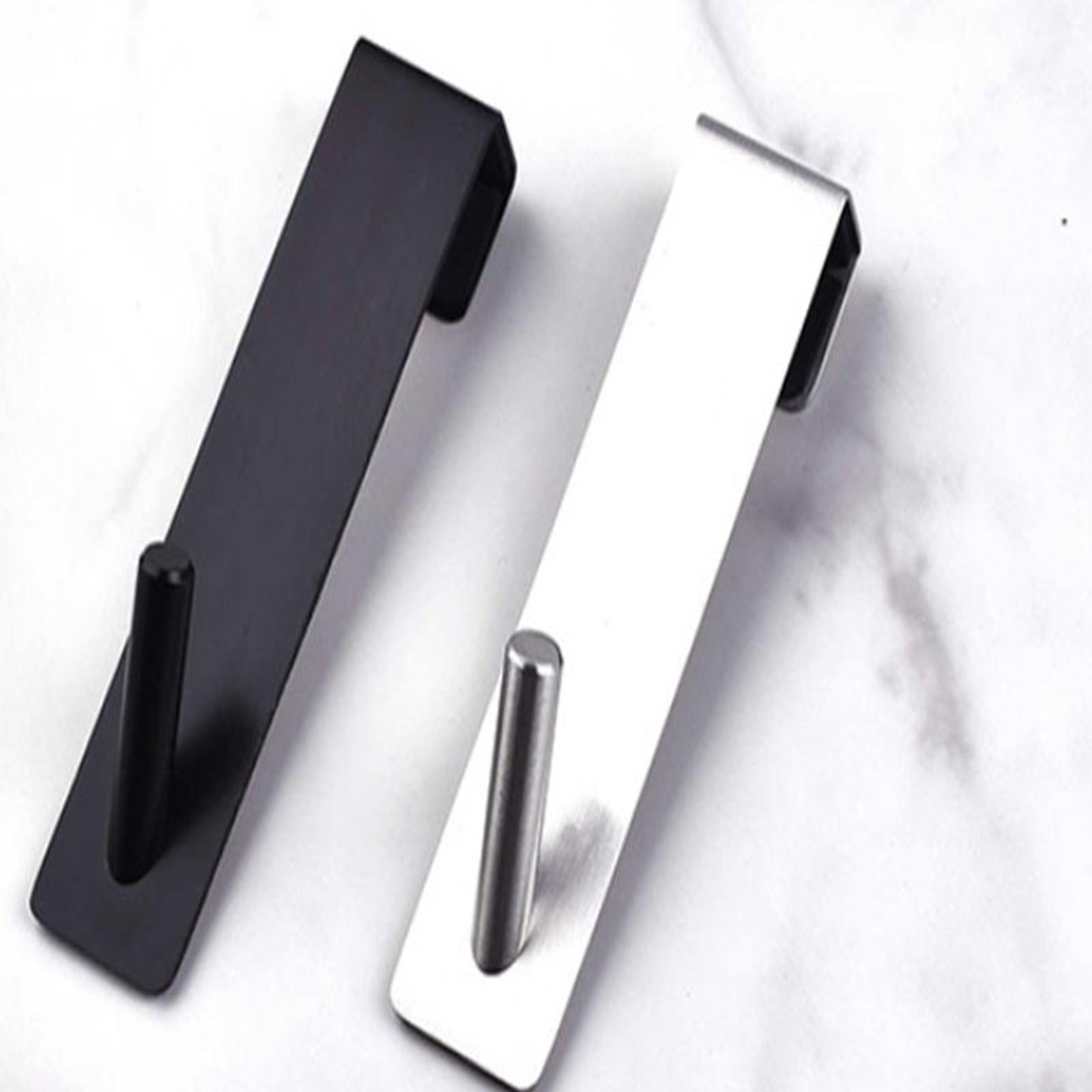 Stainless Steel SShape Door Back Towel Rack  Bathrobe Hanger  Holder Hooks For Shower  Bathroom 3