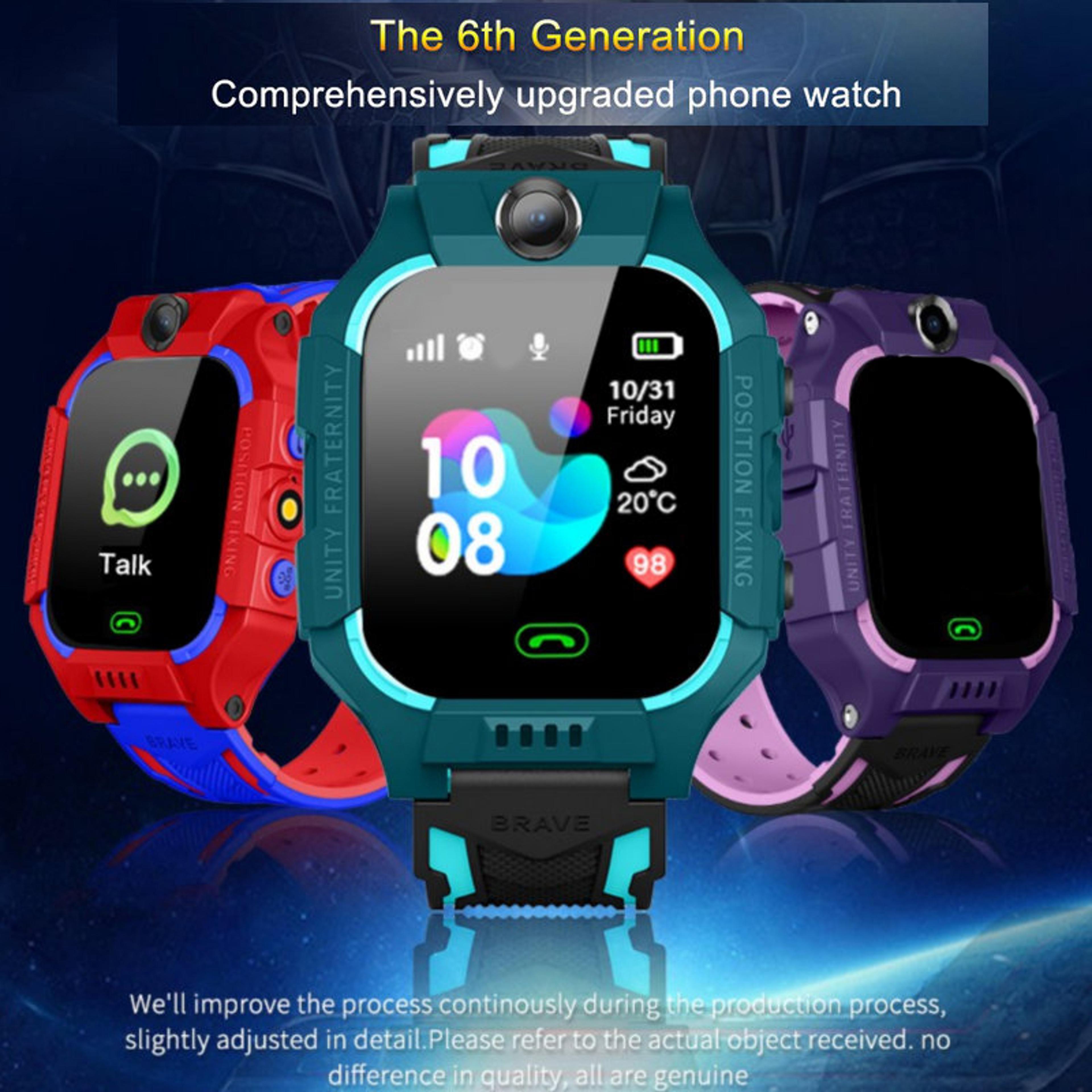 original smart watch for kids, lbs baby phone 2g watch with camera, sos, pk q02, q12, q15 – gift for boys & girls