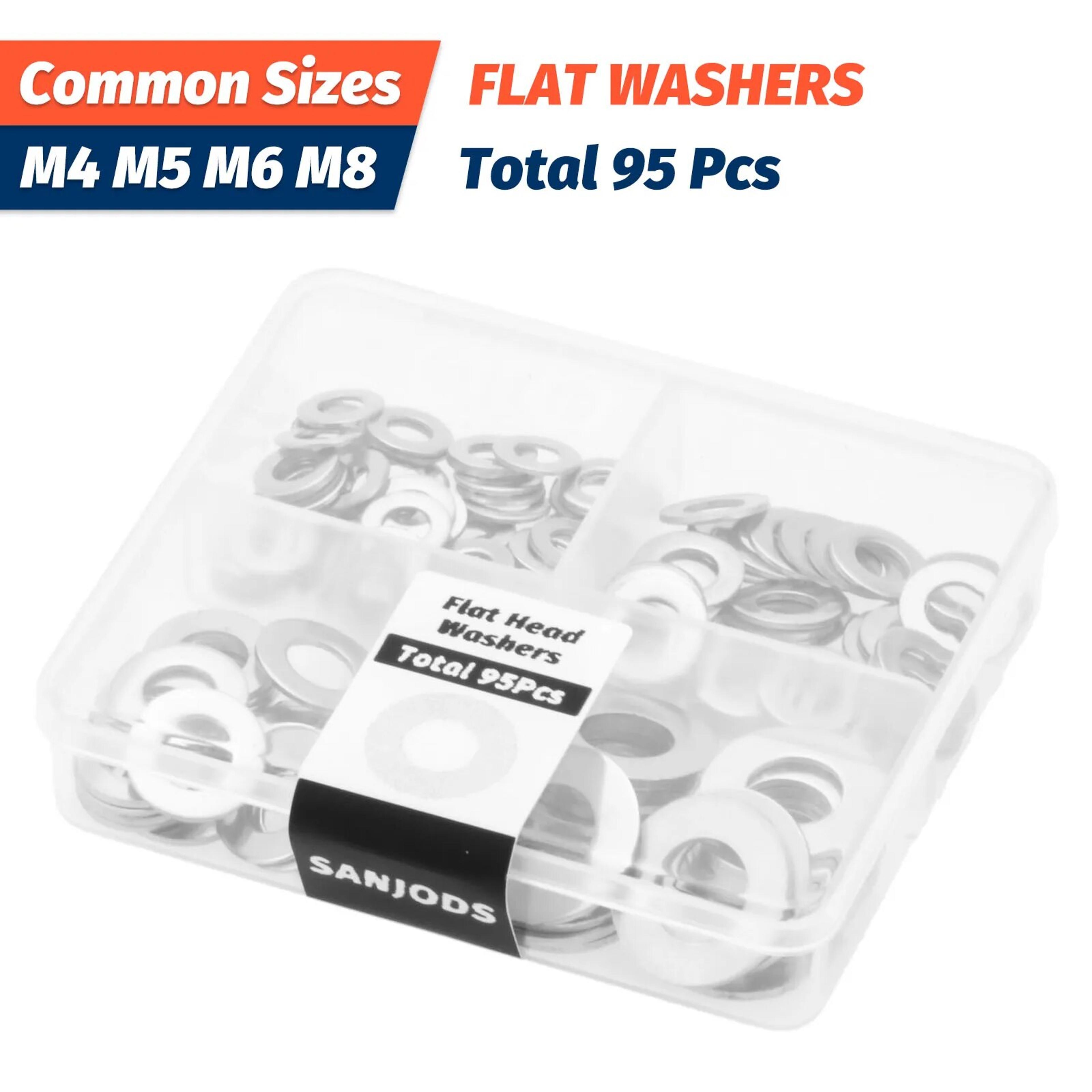 Premium Washer KitStainless Steel Lock  Flat Washers M3M10All Purpose Hardware Set For Metalworking 7