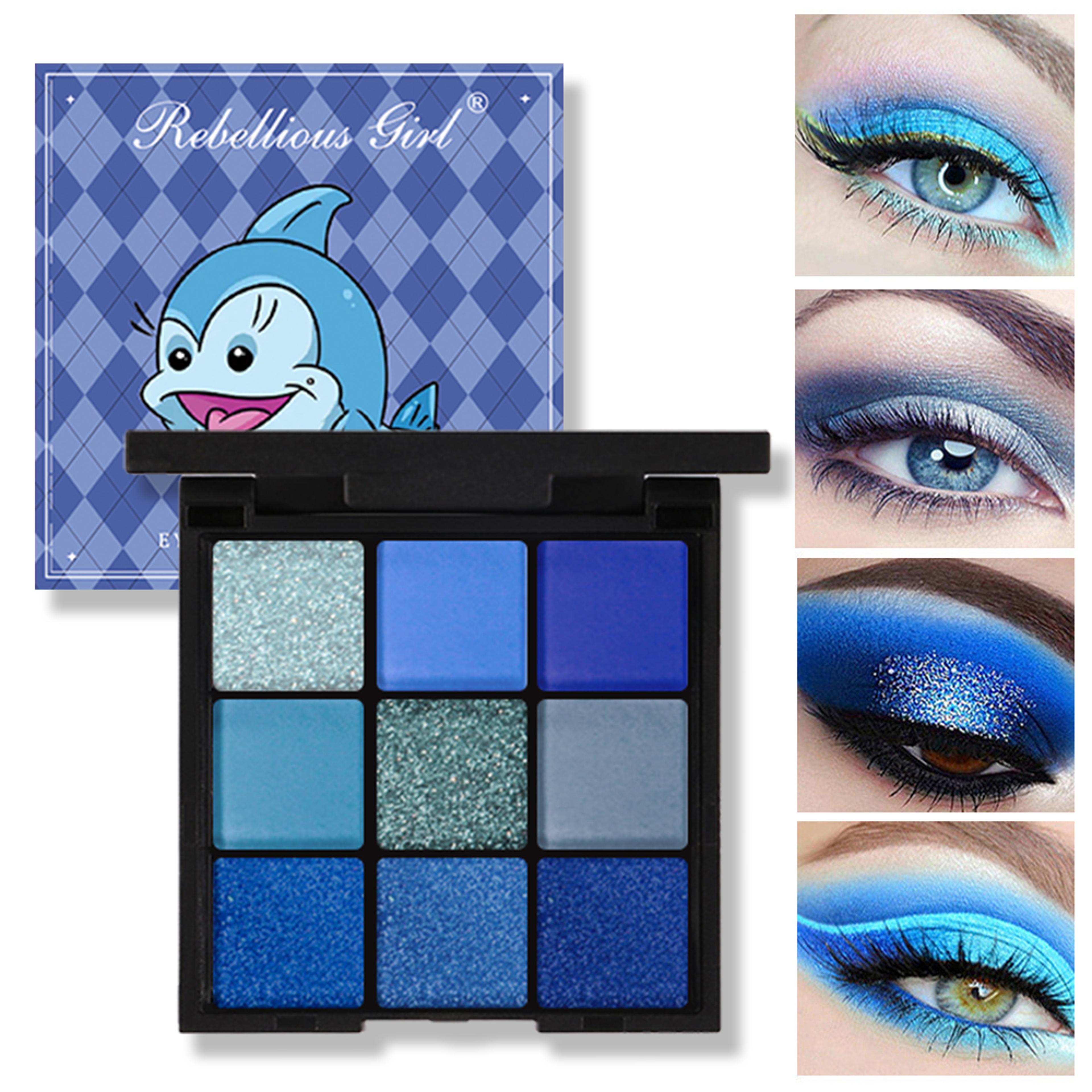 Glitter Pearlescent Matte Eye Shadow Palette Shimmer Makeup LongLasting  Highly Pigmented For Women 6
