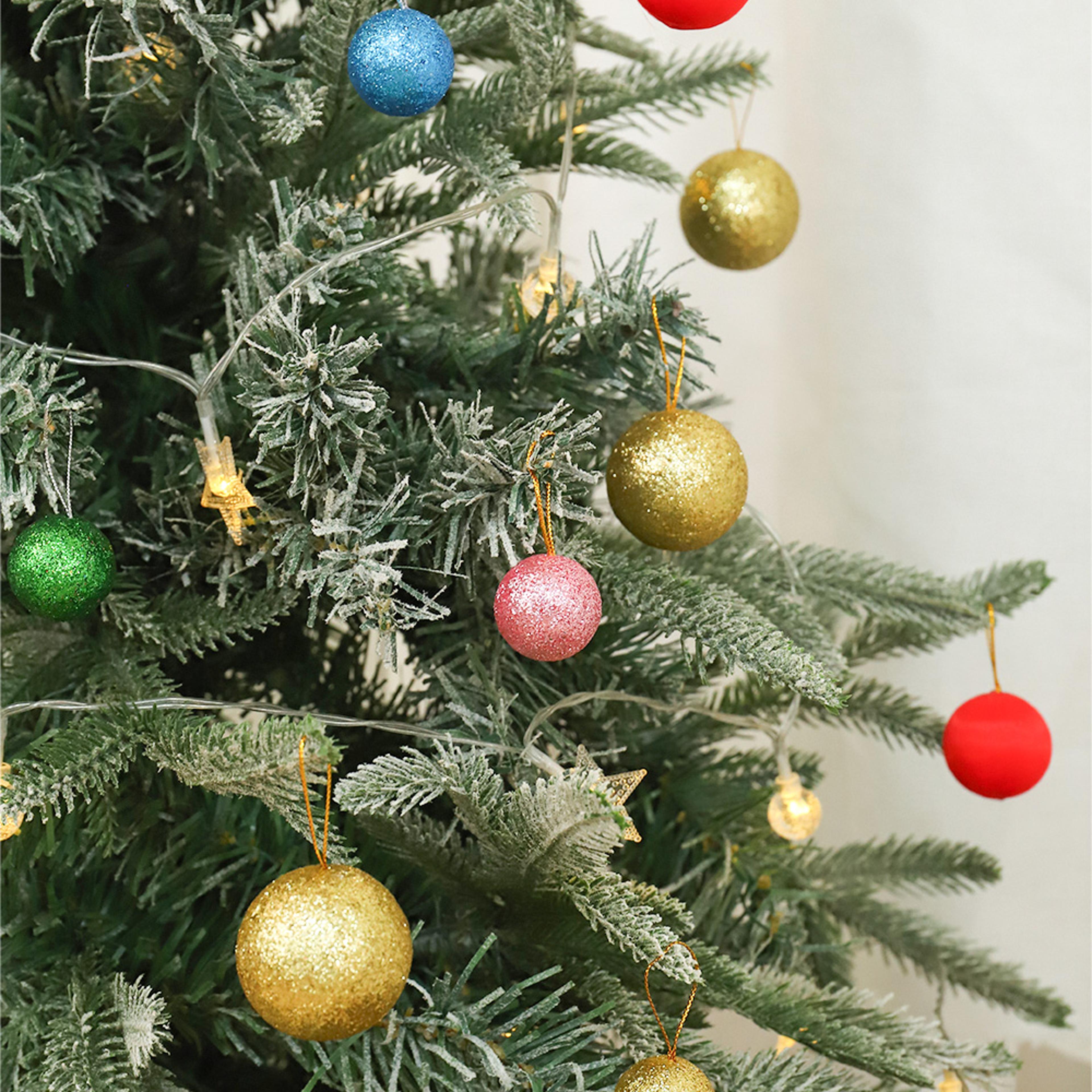 Ball Hanging Christmas Tree Pendant Ornaments 6 12Pcs Christmas Decoration Home Decor Party Supplie 3