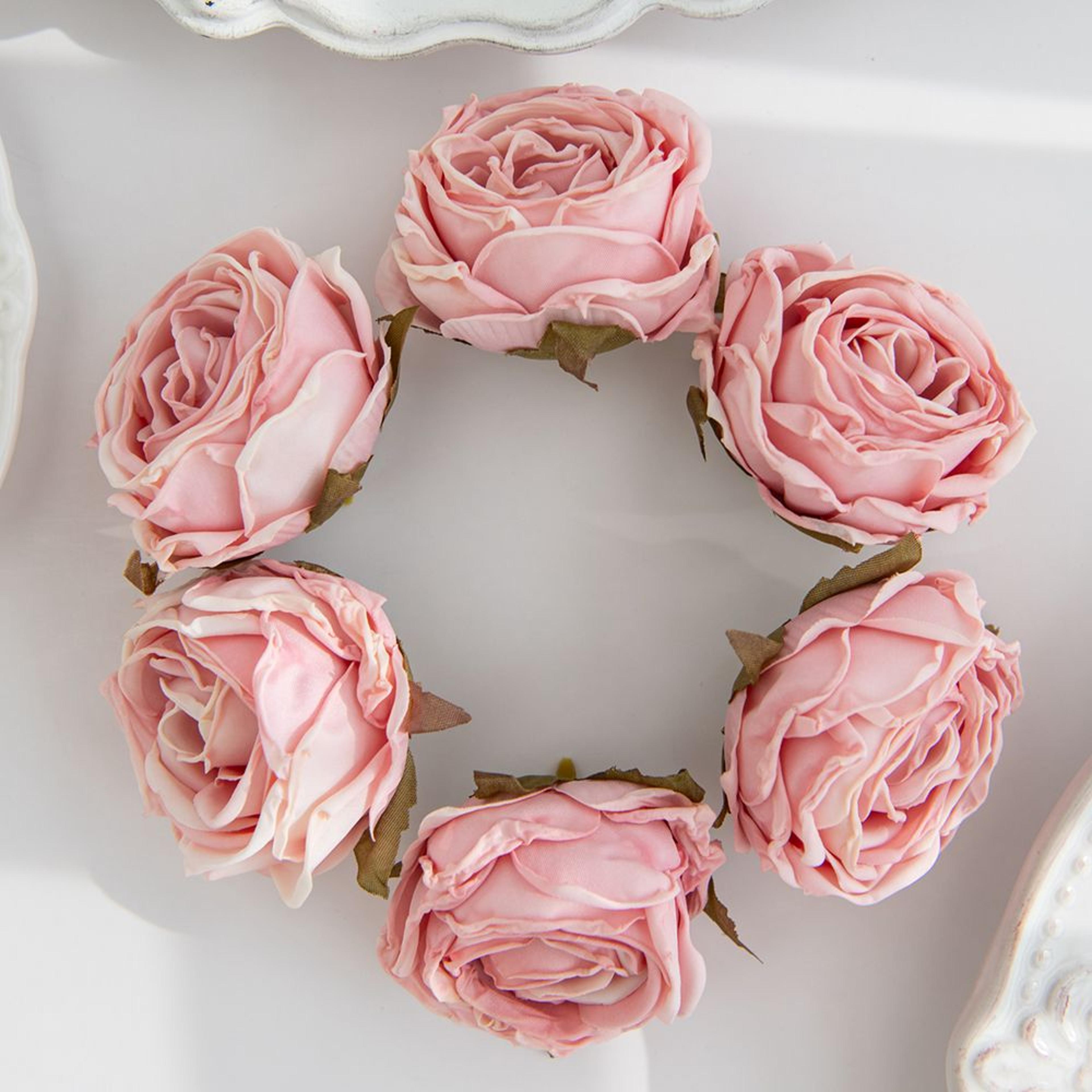Artificial Flower Burned Edge Rose Wedding Bouquet Bridal Decor For Home Outdoor Garden Festival DI 9
