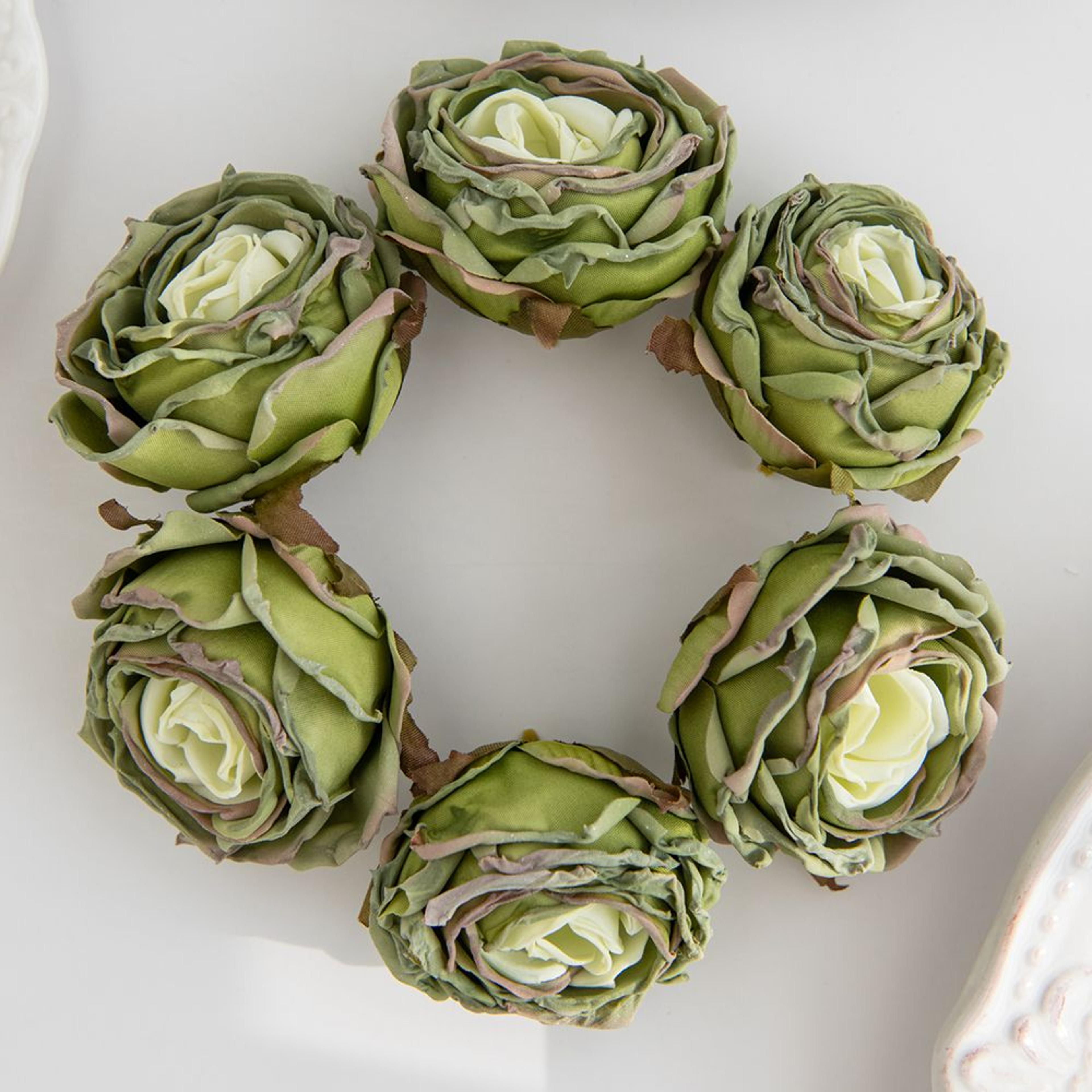Artificial Flower Burned Edge Rose Wedding Bouquet Bridal Decor For Home Outdoor Garden Festival DI 12