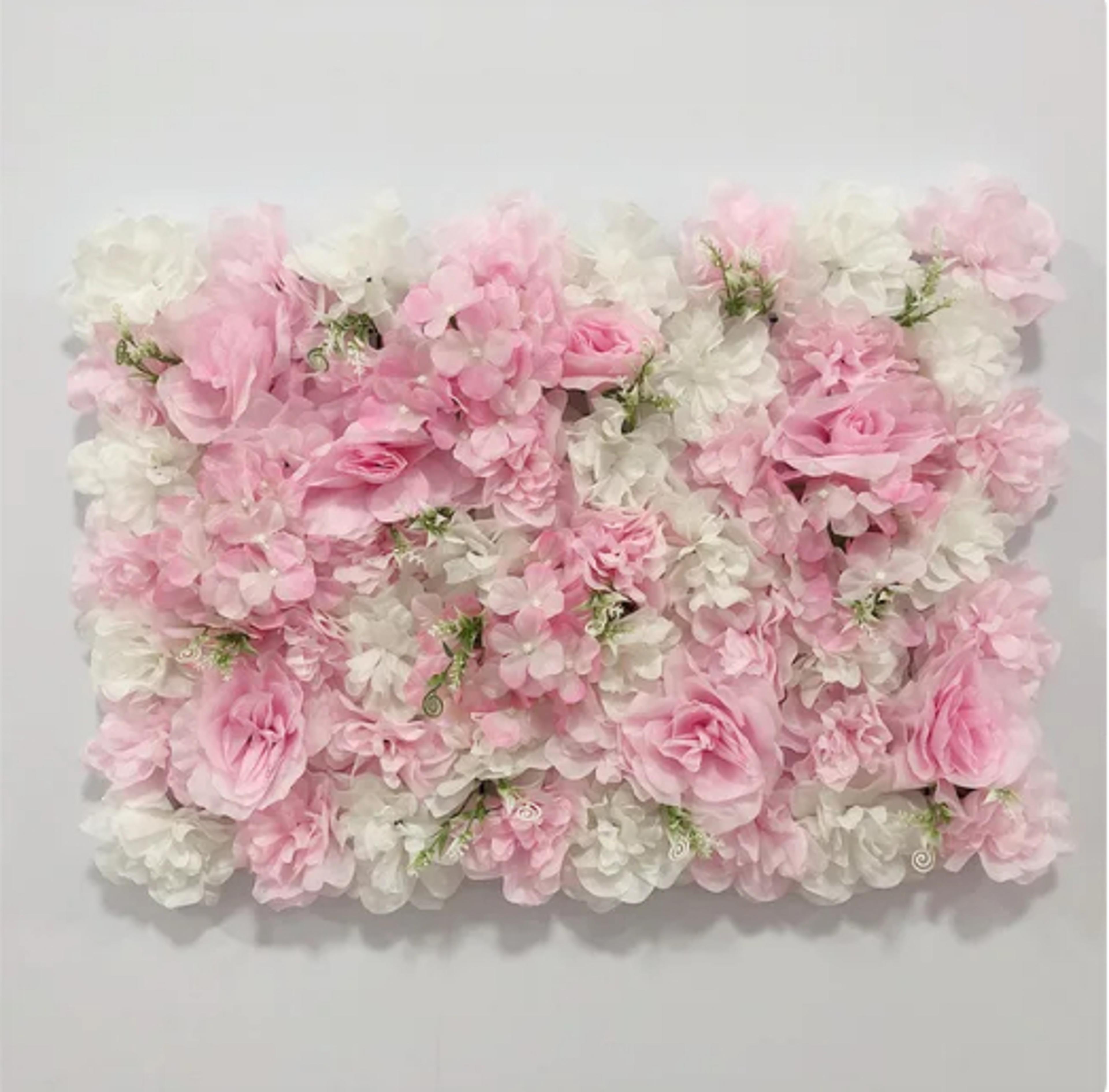 Silk Rose Flower Wall Artificial Flowers For DIY Wedding Decor Photography Backdrops Hair Salon Bac 2