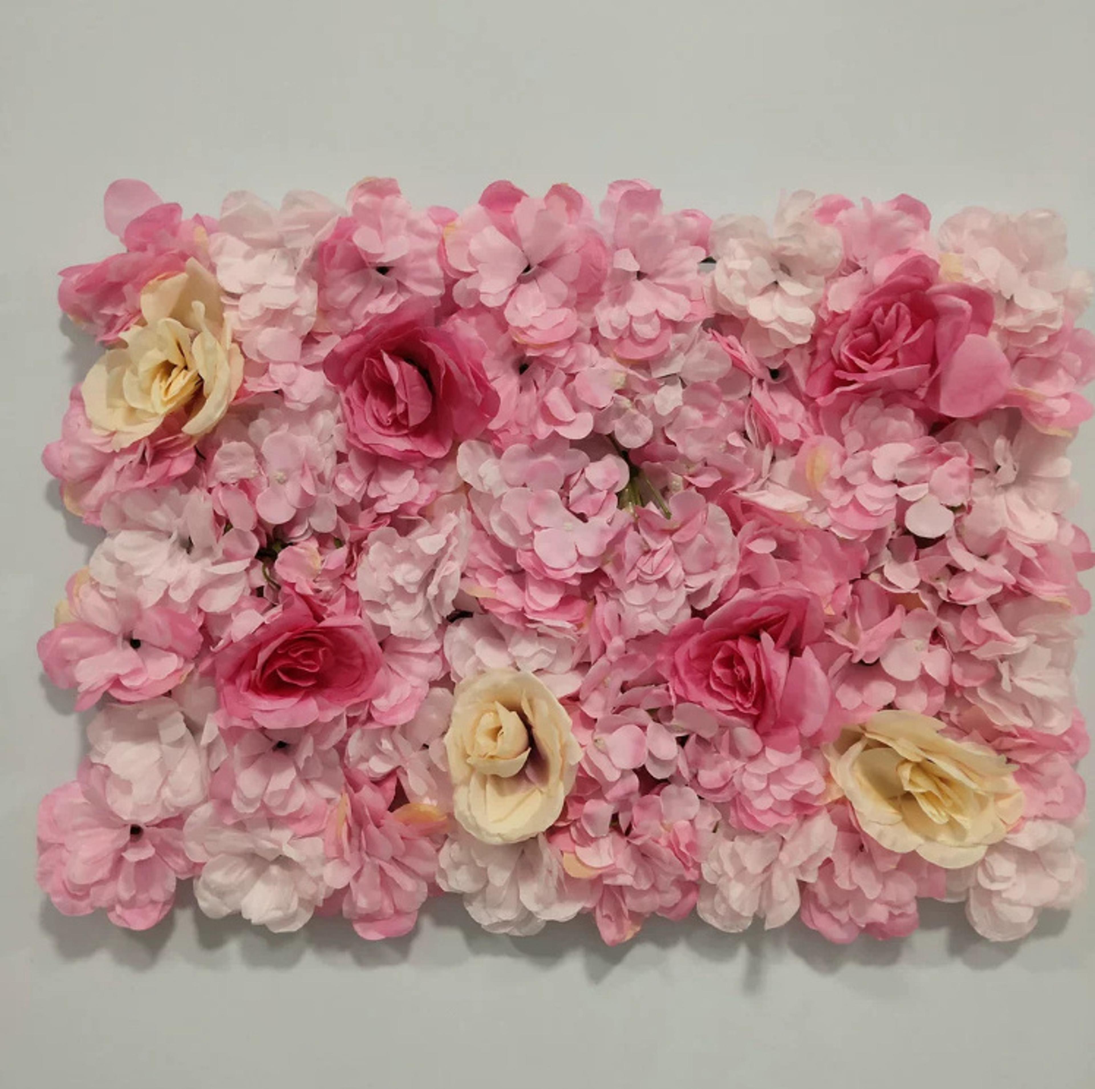Silk Rose Flower Wall Artificial Flowers For DIY Wedding Decor Photography Backdrops Hair Salon Bac 6