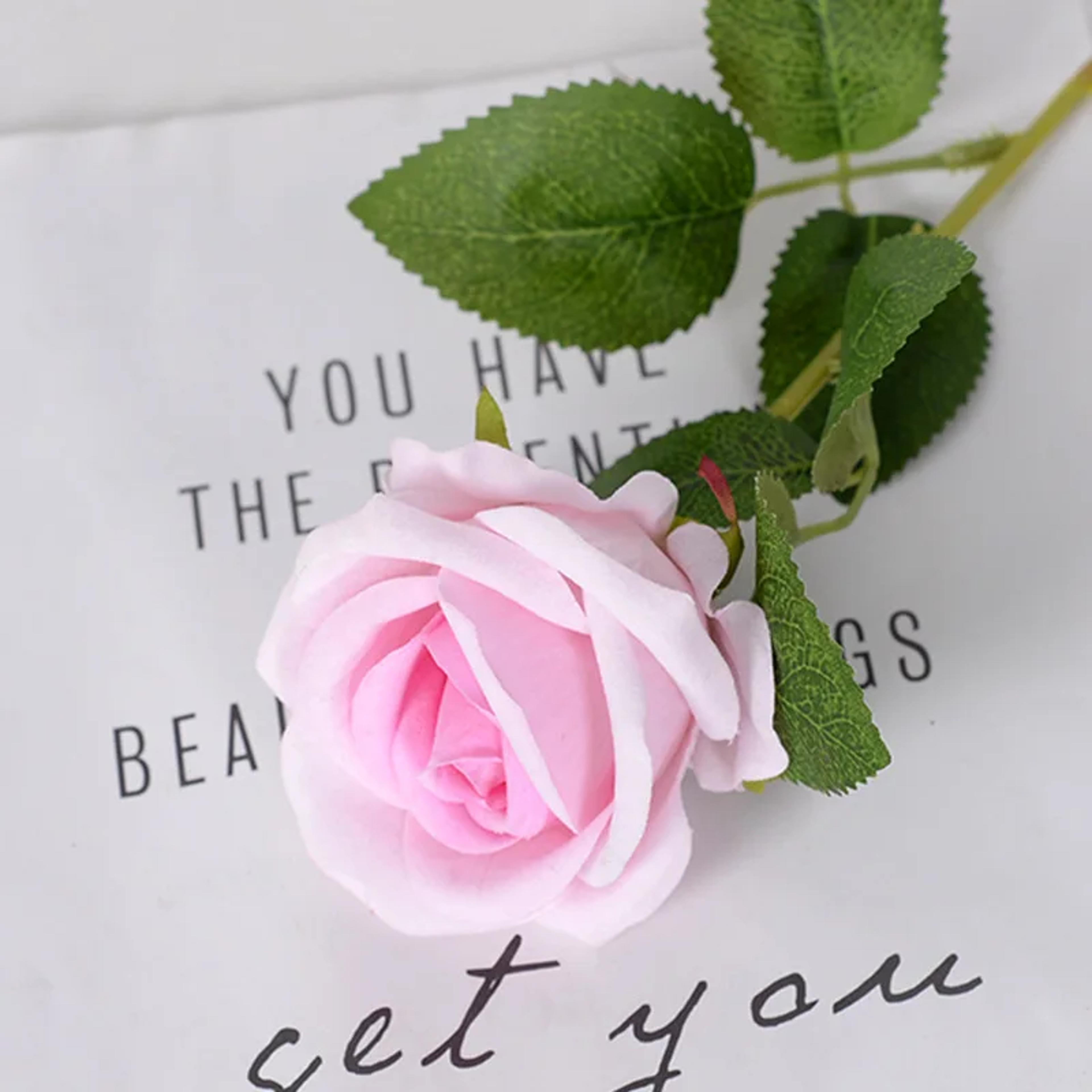 Red Rose Artificial Flowers Long Branch Rose For Wedding Home Decoration Fake Roses For DIY Supplie 10