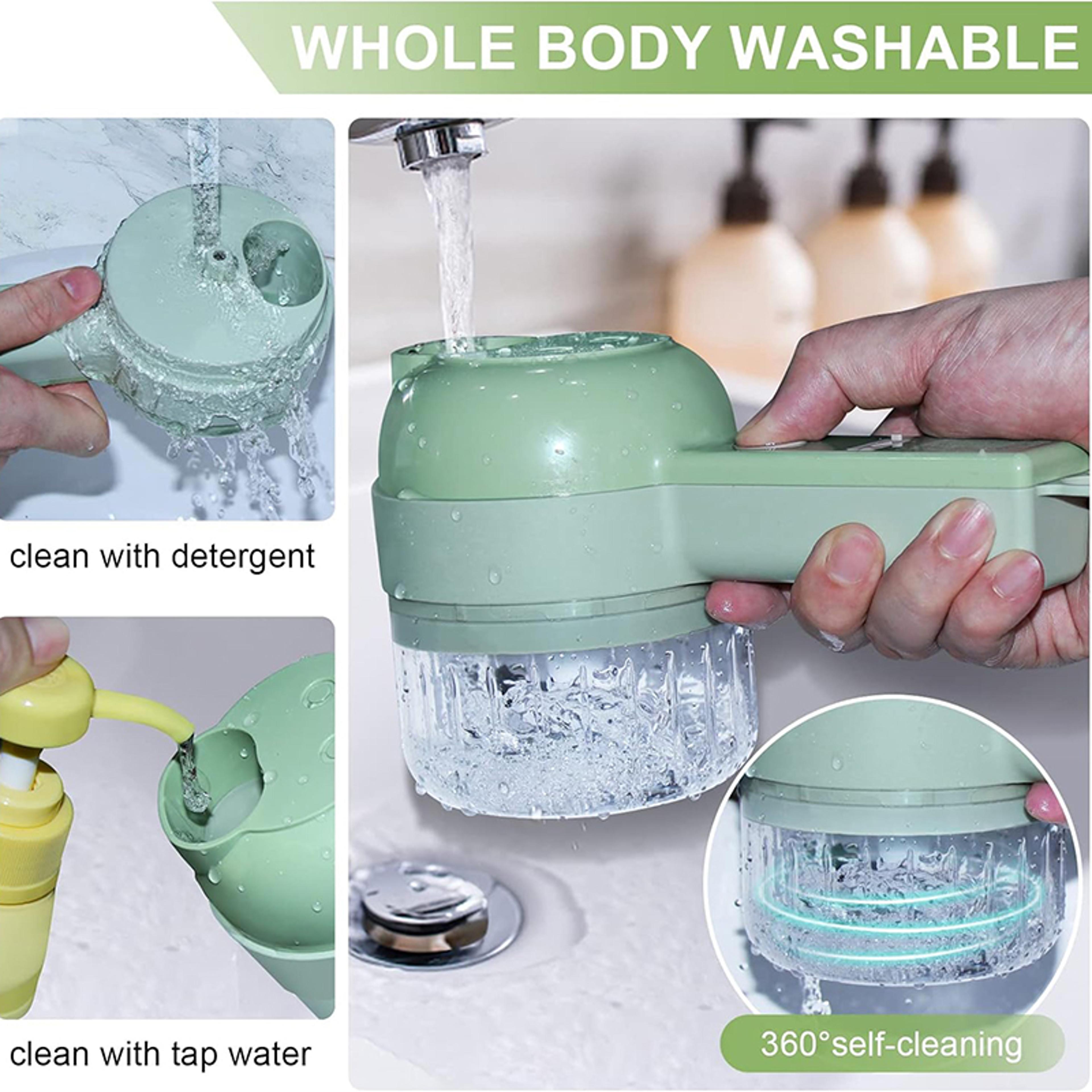 Portable Wireless Electric Vegetable Cutter  Food Processor Rechargeable Chopper For Meat Garlic An 2