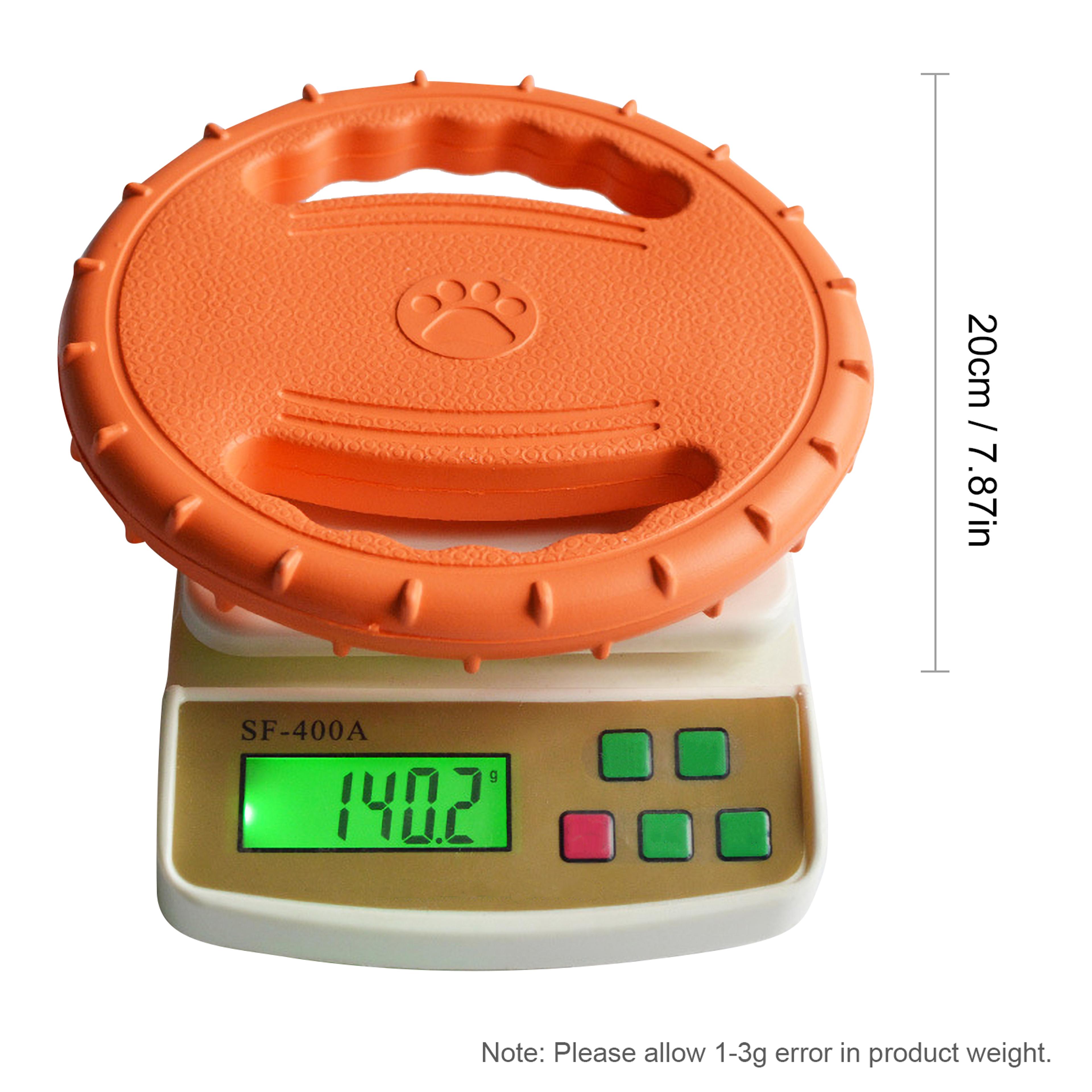 Dog Flying Disc With Double Handles Durable Toy For Dog Training And Outdoor Fun 3
