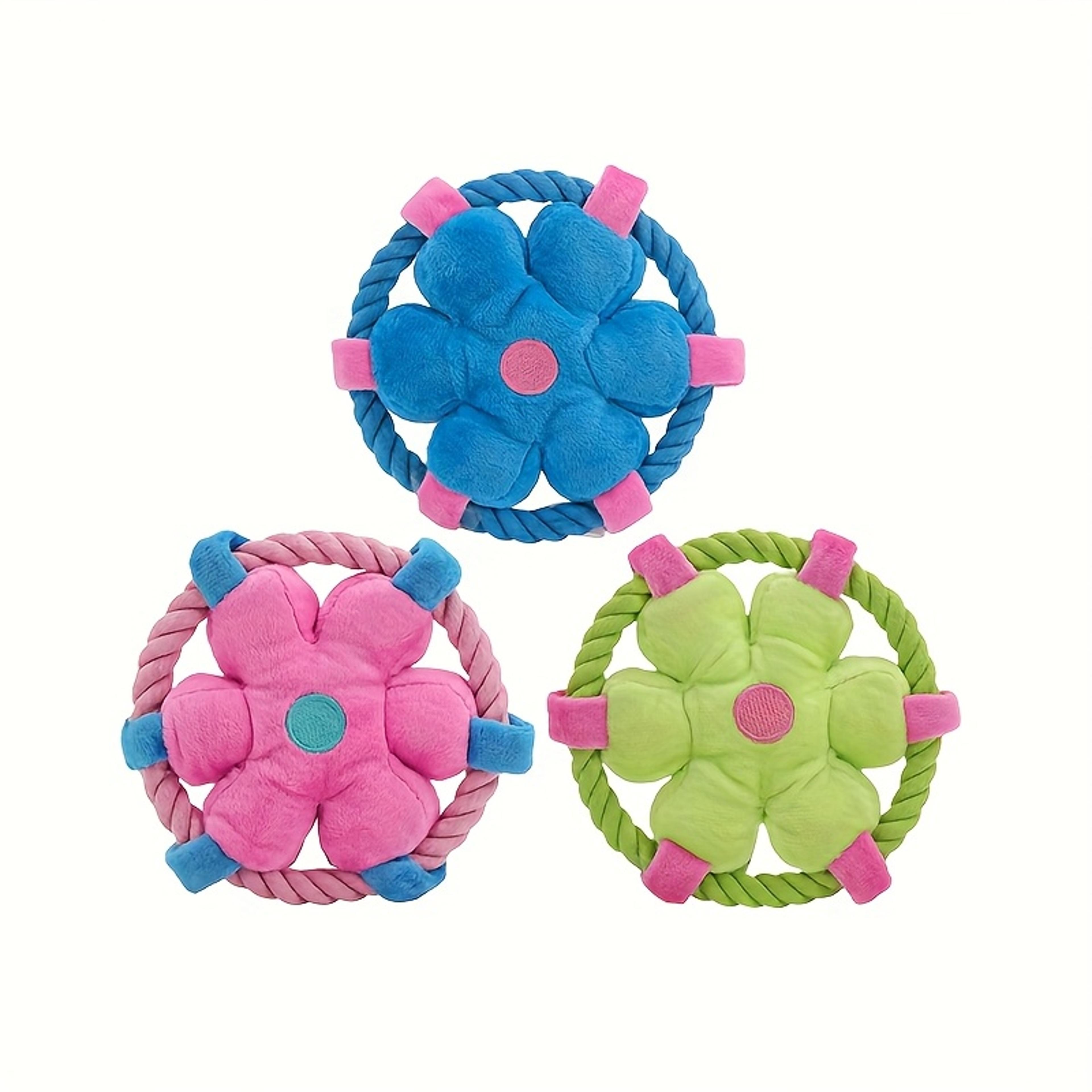 Durable Frisbee Toy For Dogs Bite Resistant Dog Chew Toy For Teeth Cleaning And Interactive Play 1