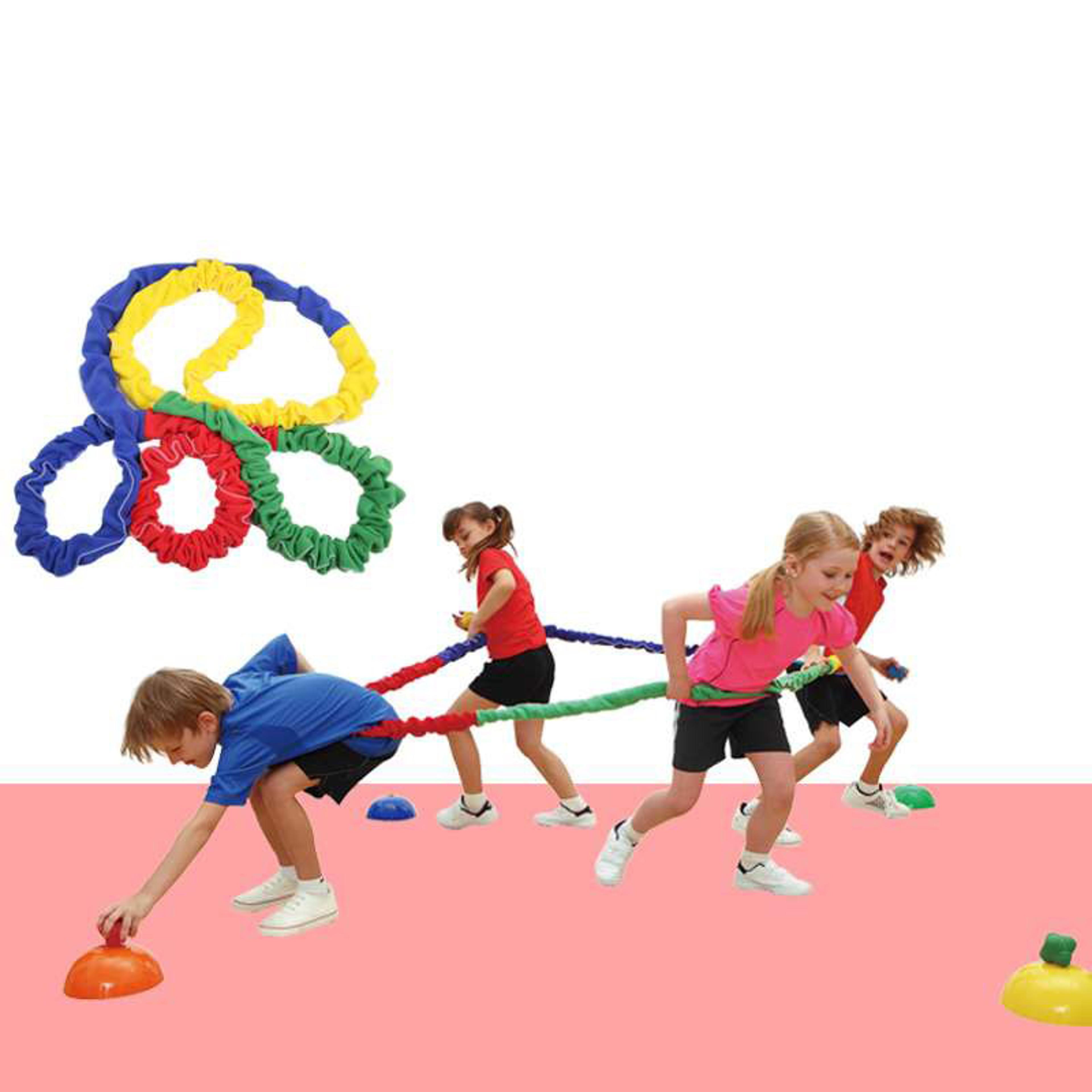 Kids Sensory Rope Team Building Game For Active Group Play 0