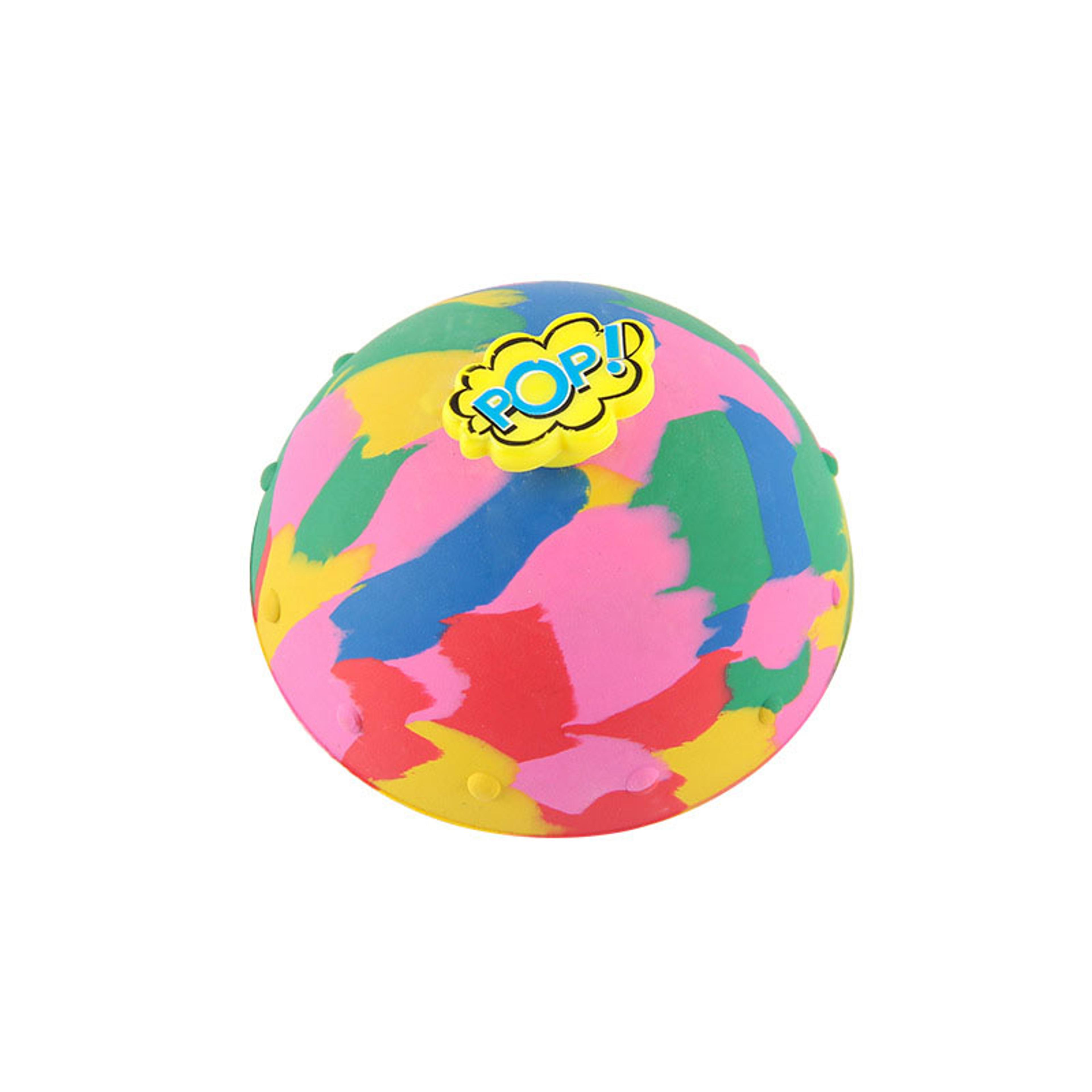 camouflage bounce bowl toy for kids outdoor sensory pop up play