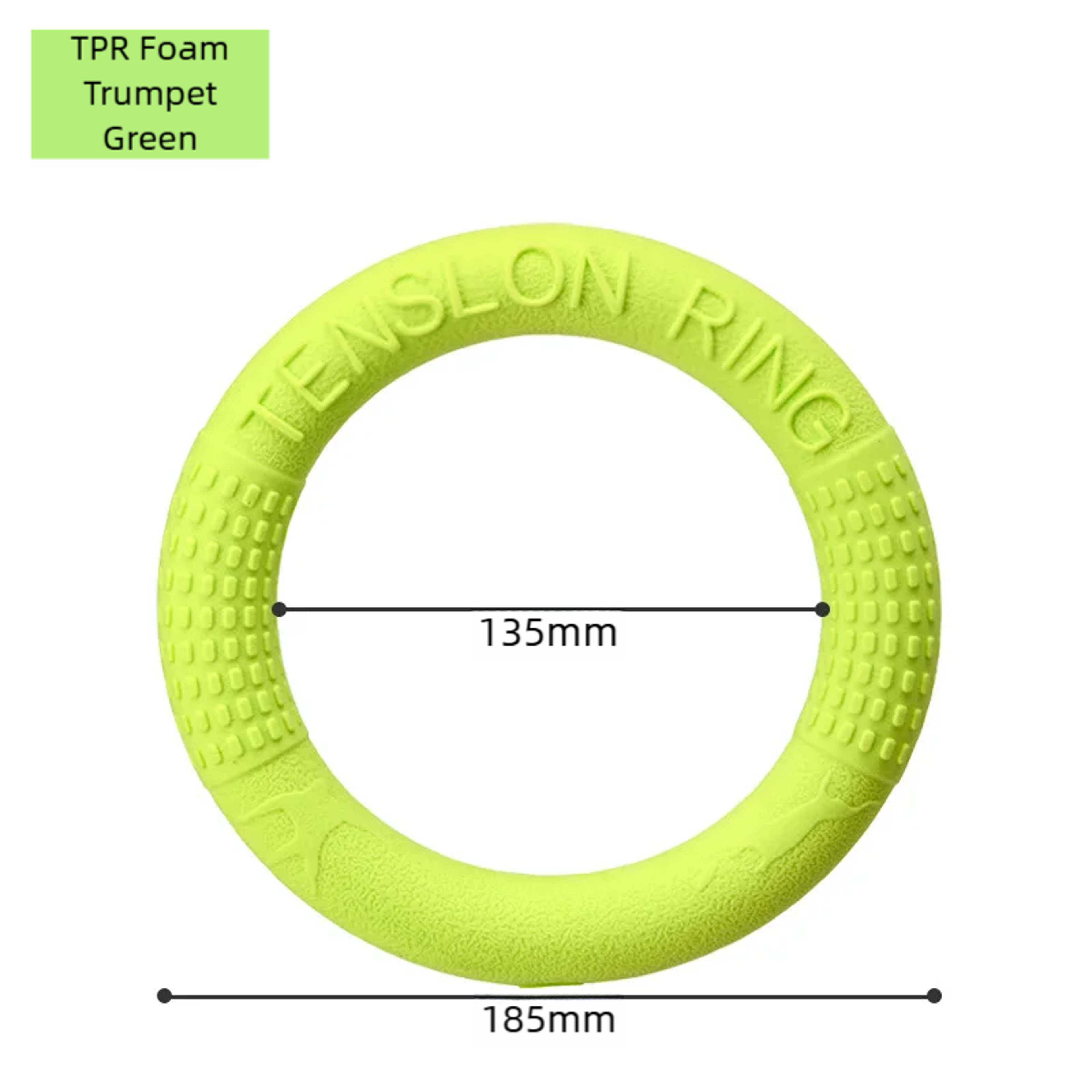 Dog Flying Disc Training Ring Interactive Fetch Toy 8