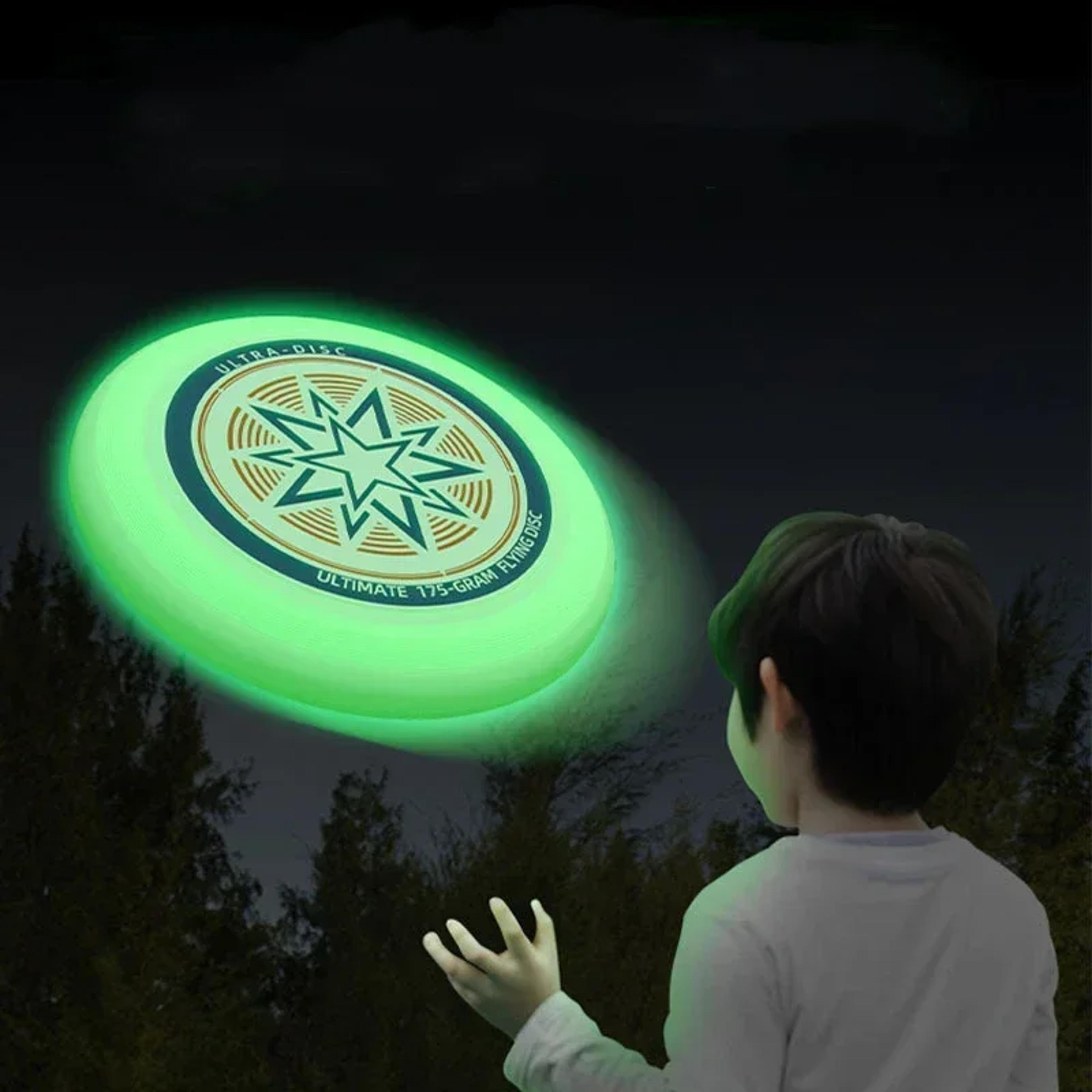 Glow Play Ultimate Flying Disc For Night Beach  Camping Fun 3