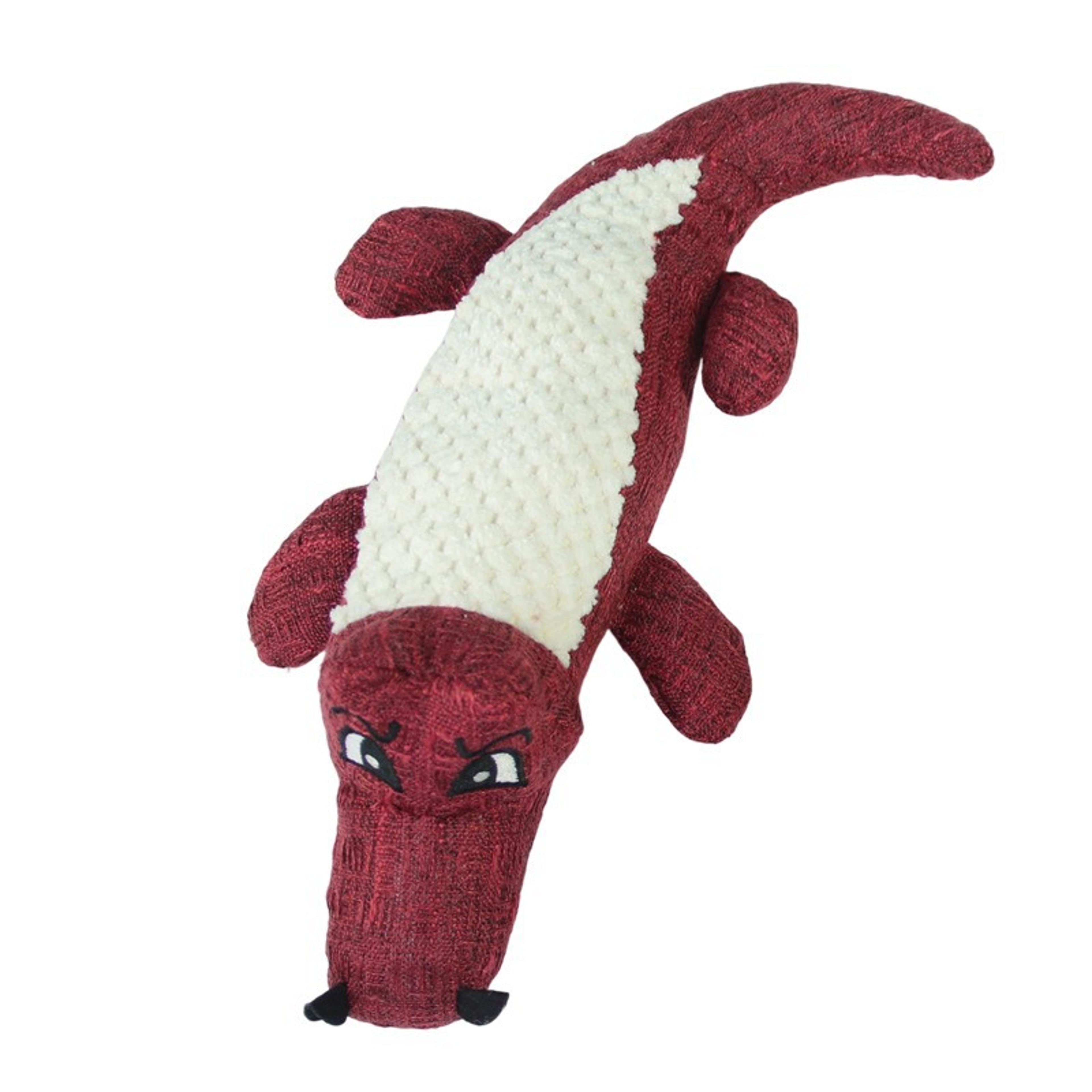 Alligator Squeaky Plush Dog Toy For Interactive Chew Play 3