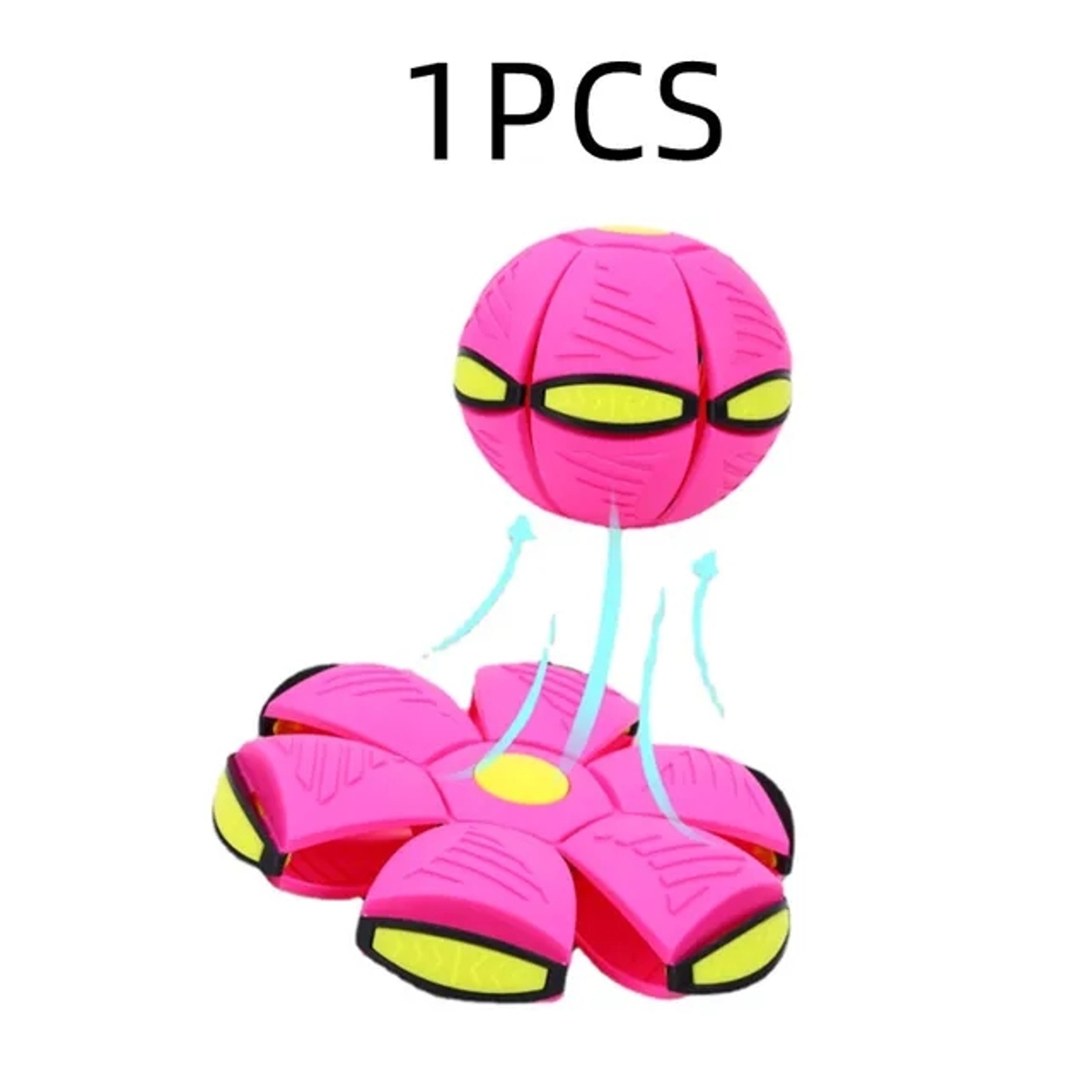 Interactive Flying Disc Ball Dog Toy With LED For Outdoor Fetch 6