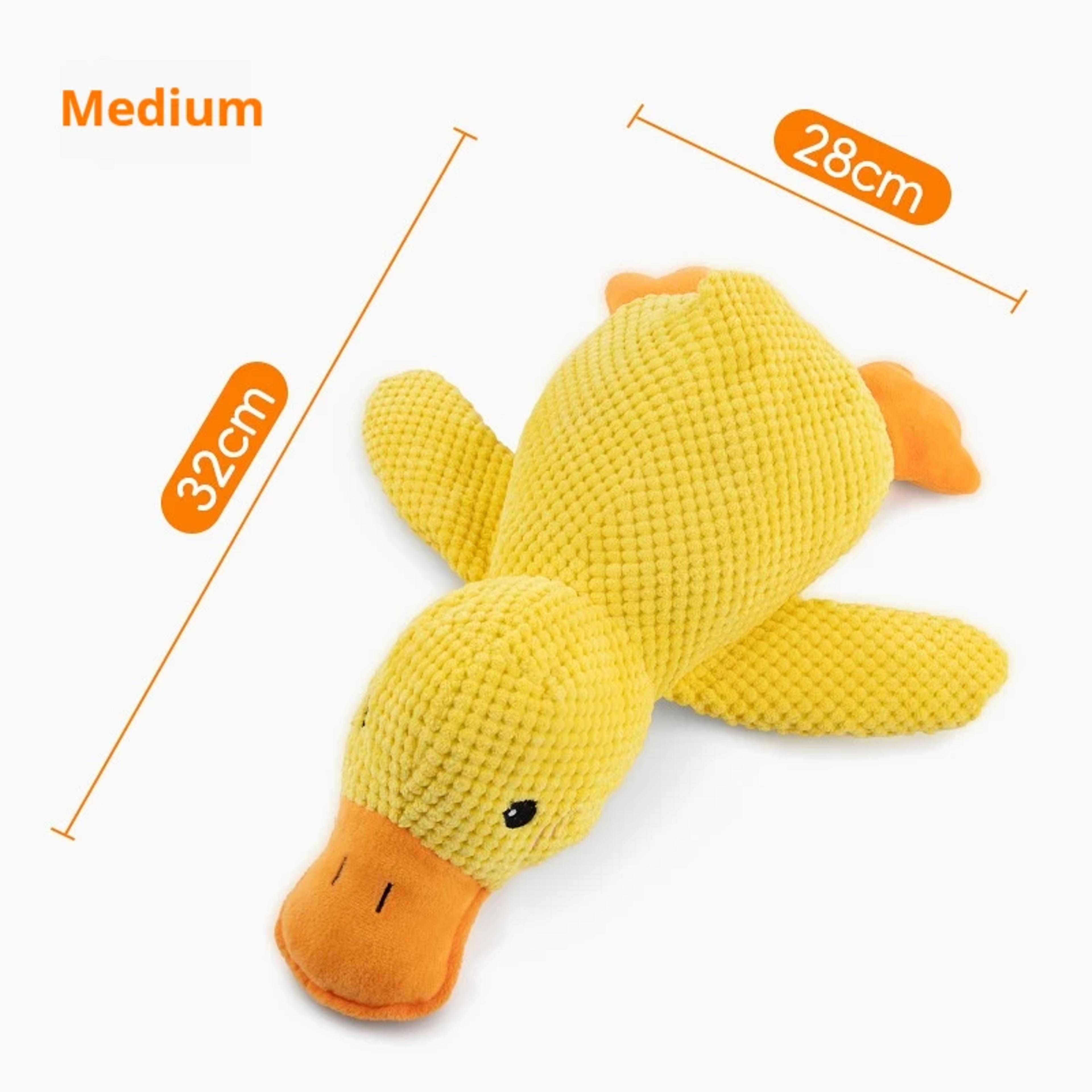 Squeaky Plush Duck Dog Chew Toy Durable Interactive Companion For Teething  Play 7