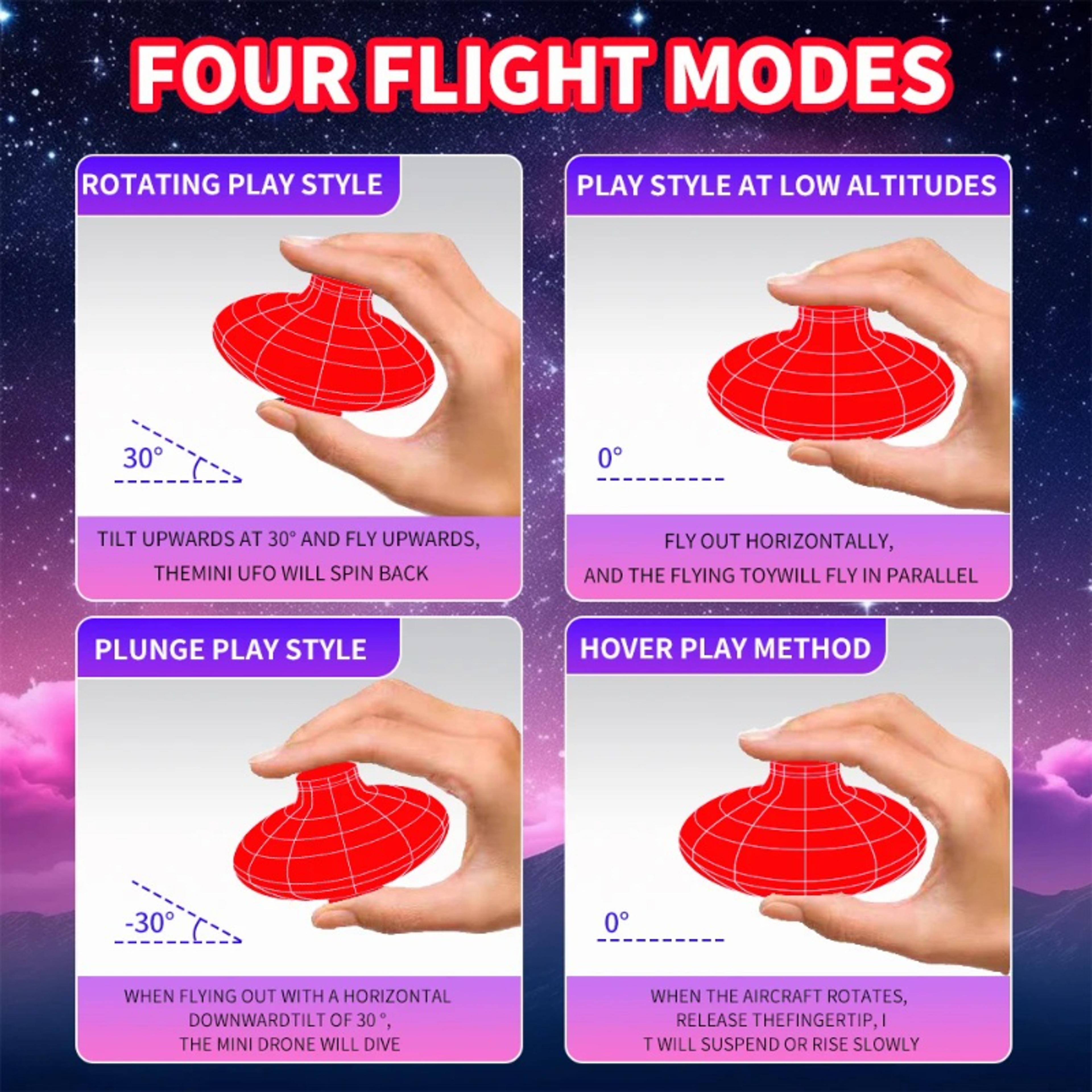 LED Flying Ball Hand Controlled Boomerang Toy For Kids 5