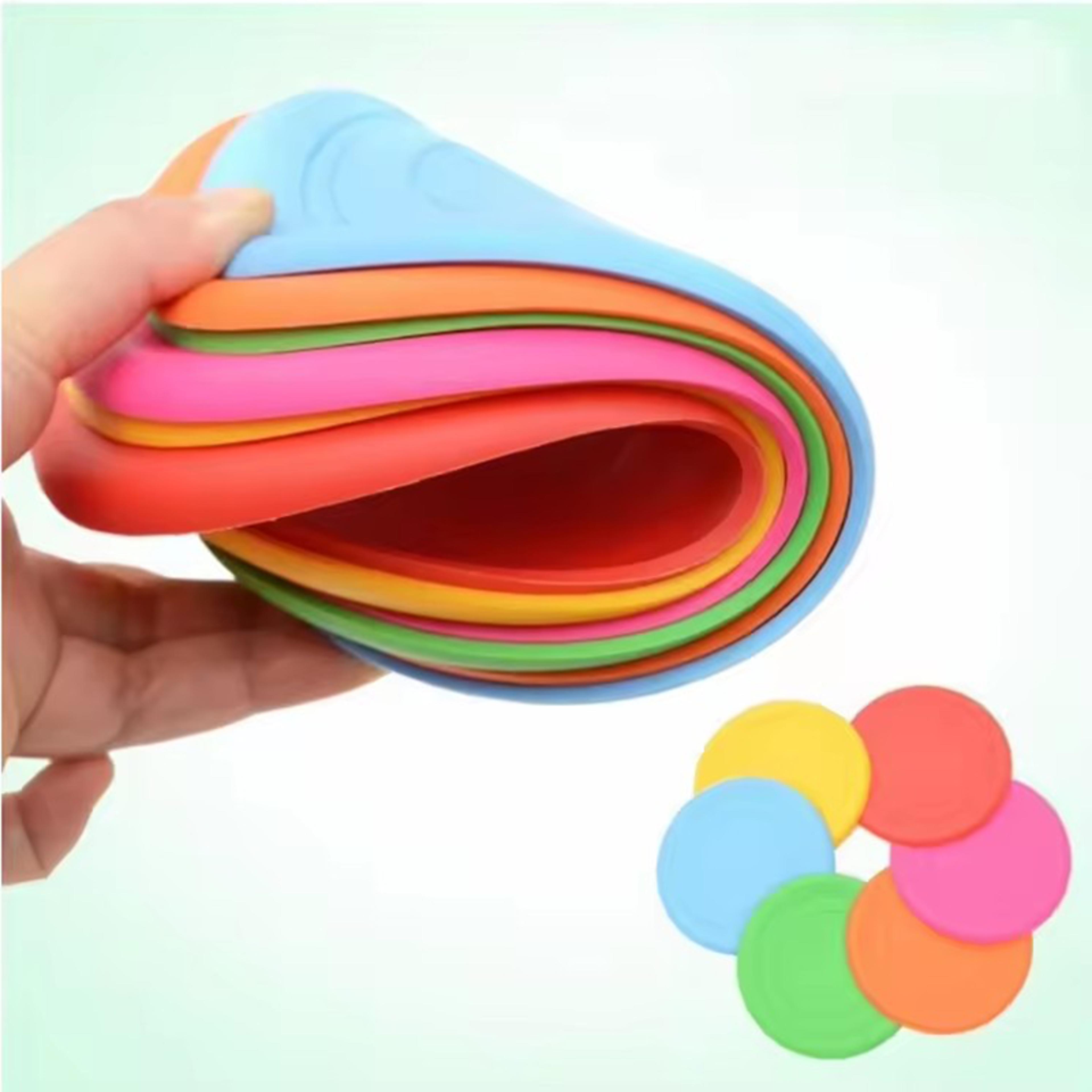 Soft Silicone Dog Flying Disc Toy For Fetch Training And Interactive Play 3