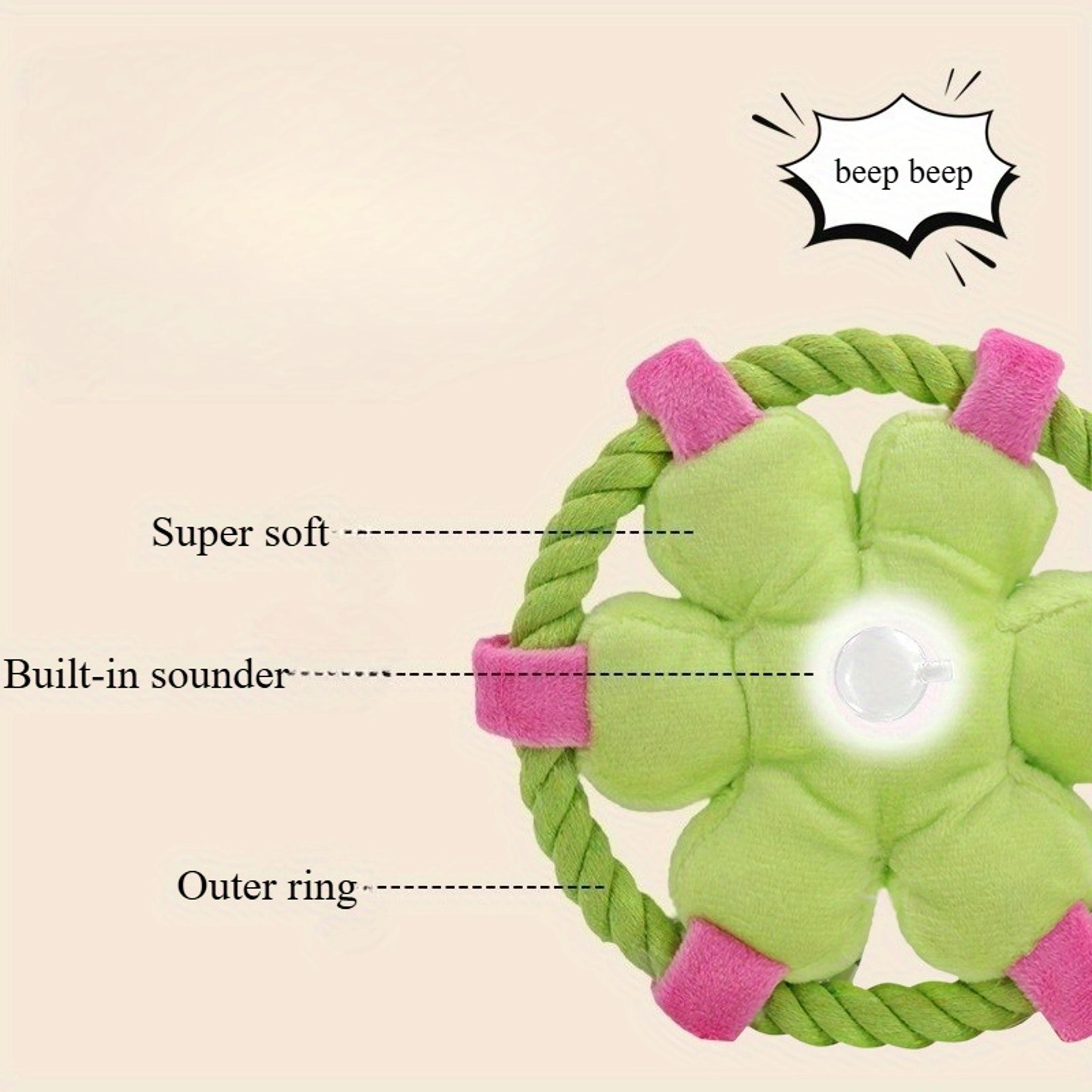 Durable Rope Dog Chew Toy With Squeaker Interactive Tug Toy For Puppies 2