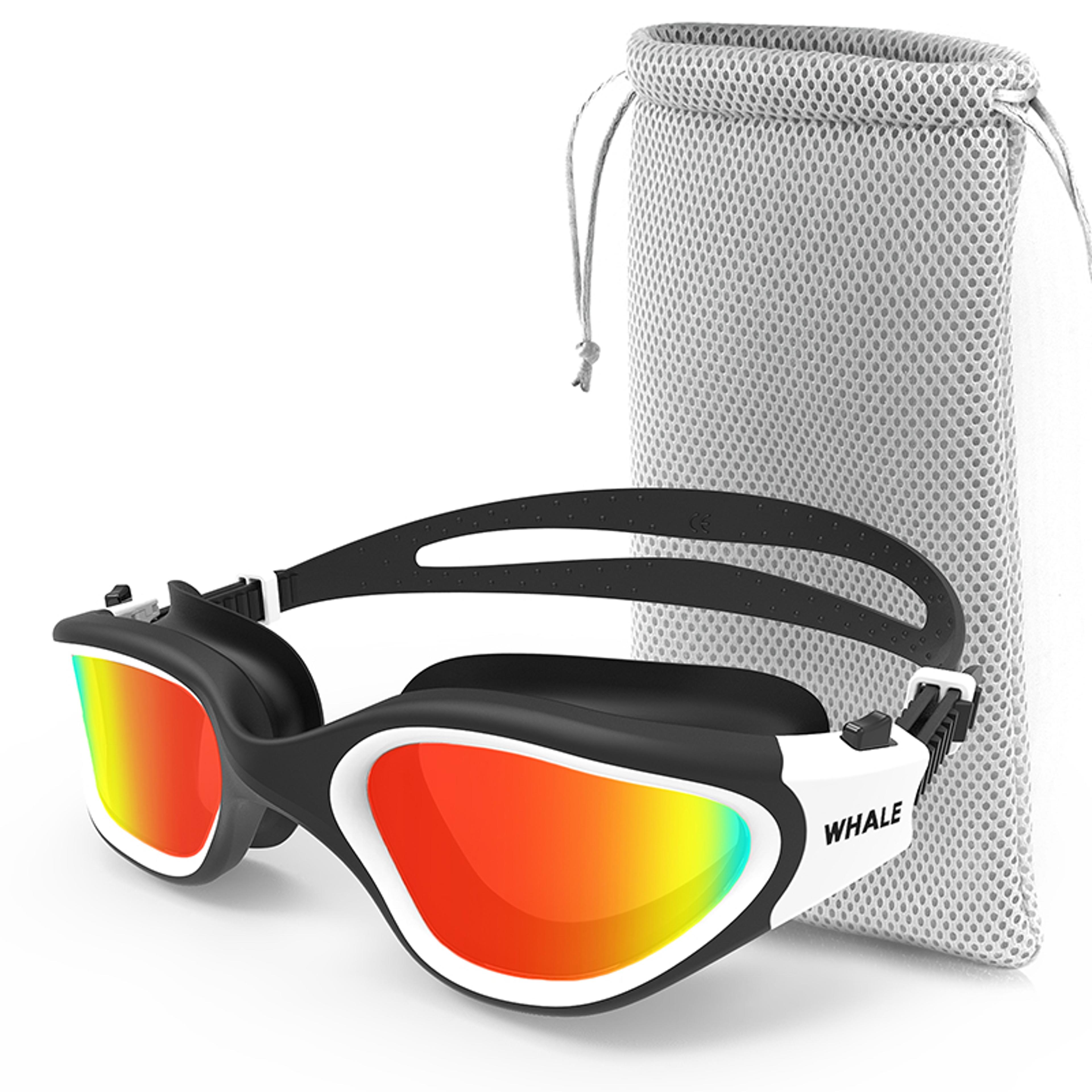 Polarized Swim Goggles For Adults Anti Fog UV Protection Leak Proof Comfort Fit 7