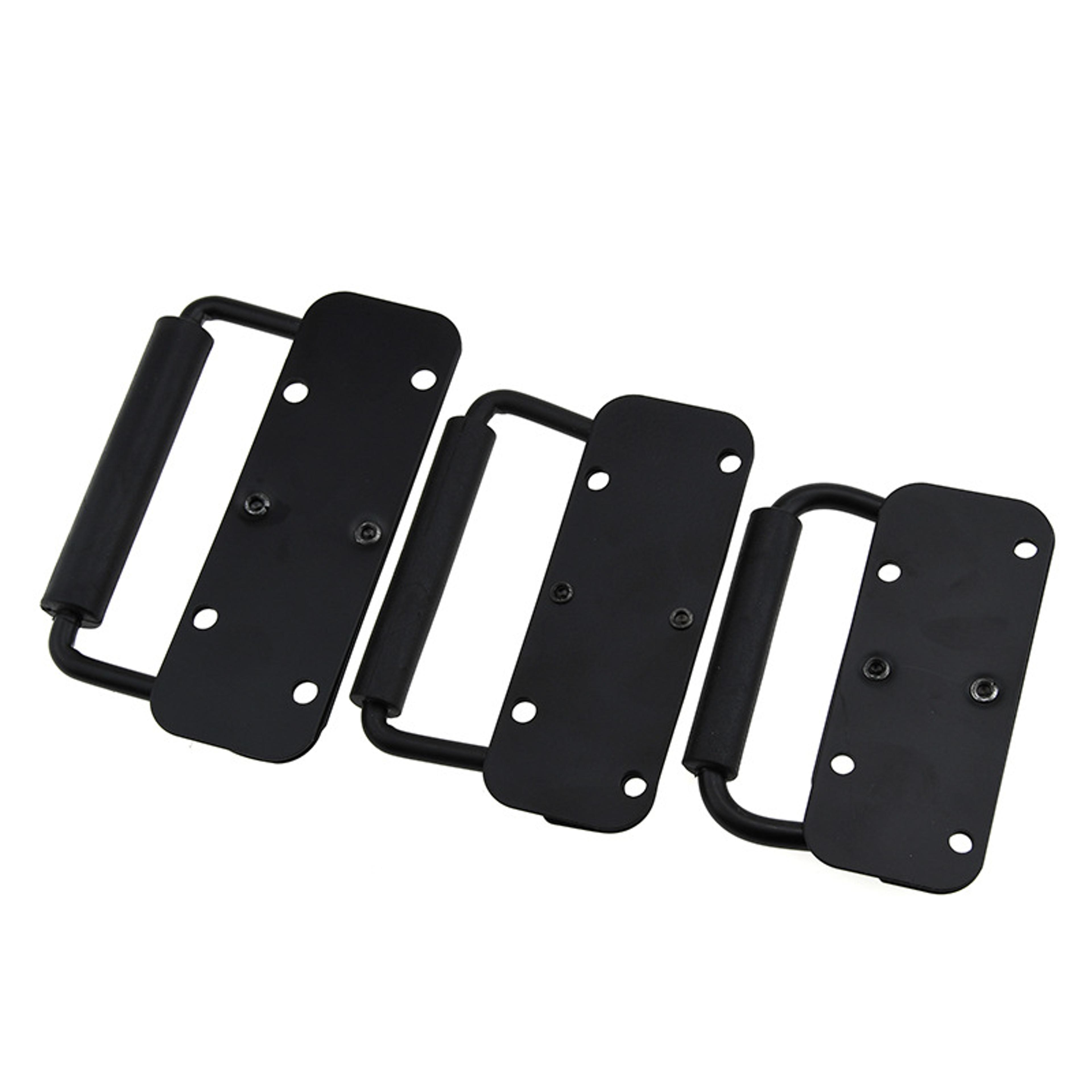 Black Spring Loaded Handle For Toolbox Cabinet  Case Folding Grip Replacement 1