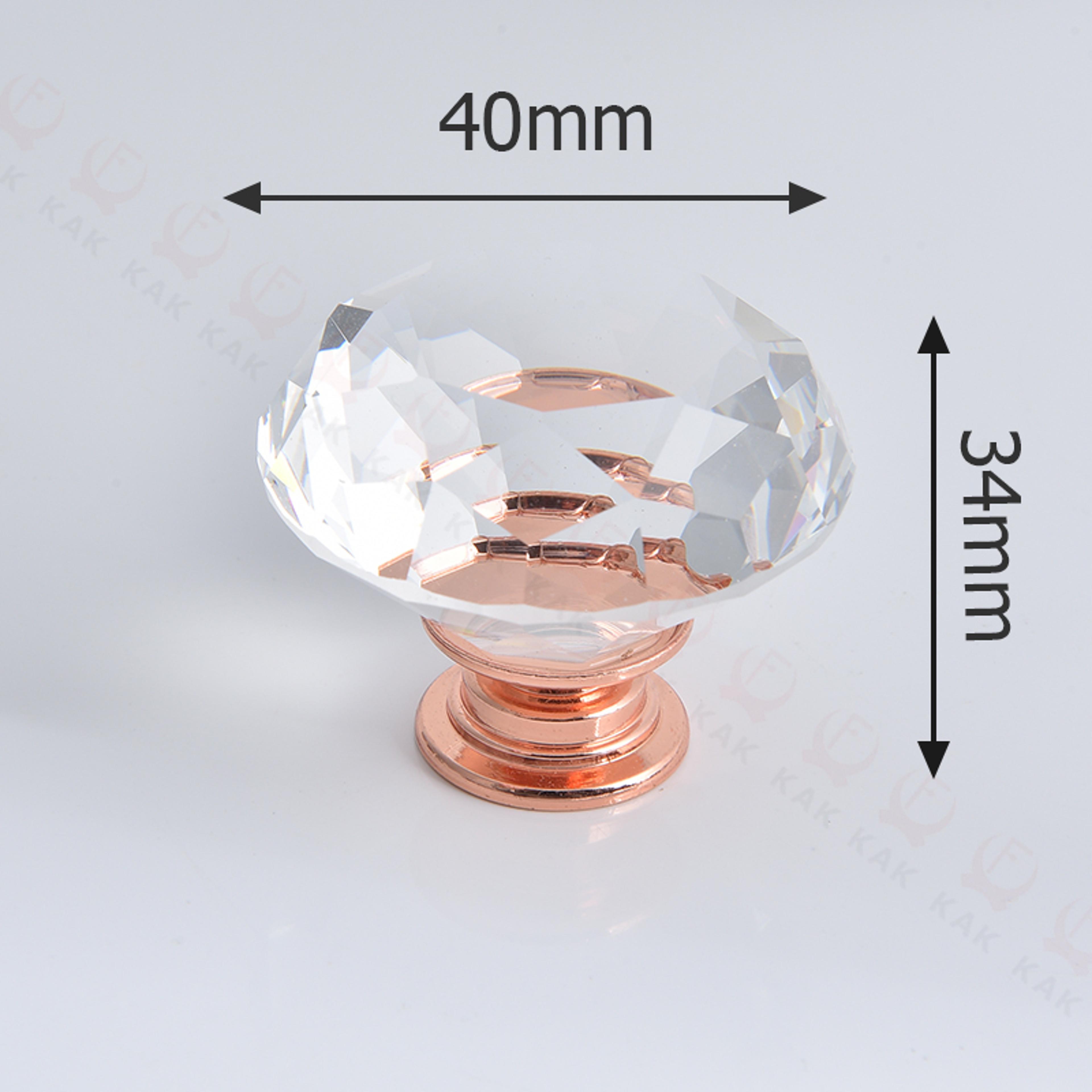 Crystal Cabinet Knobs Gold Drawer Handles Set Luxury Diamond Kitchen Cabinet Pulls 9