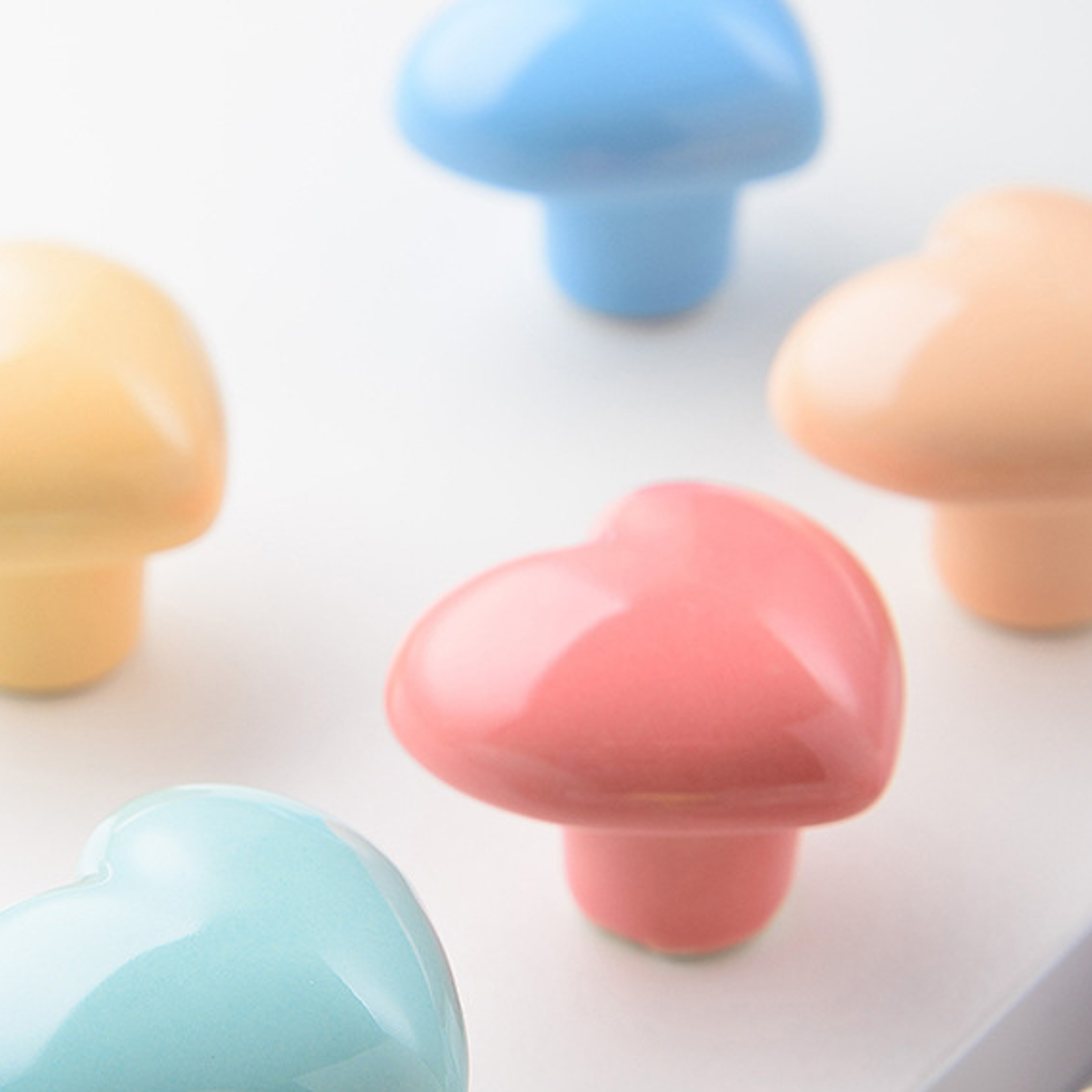 Ceramic Cartoon Cabinet Knobs