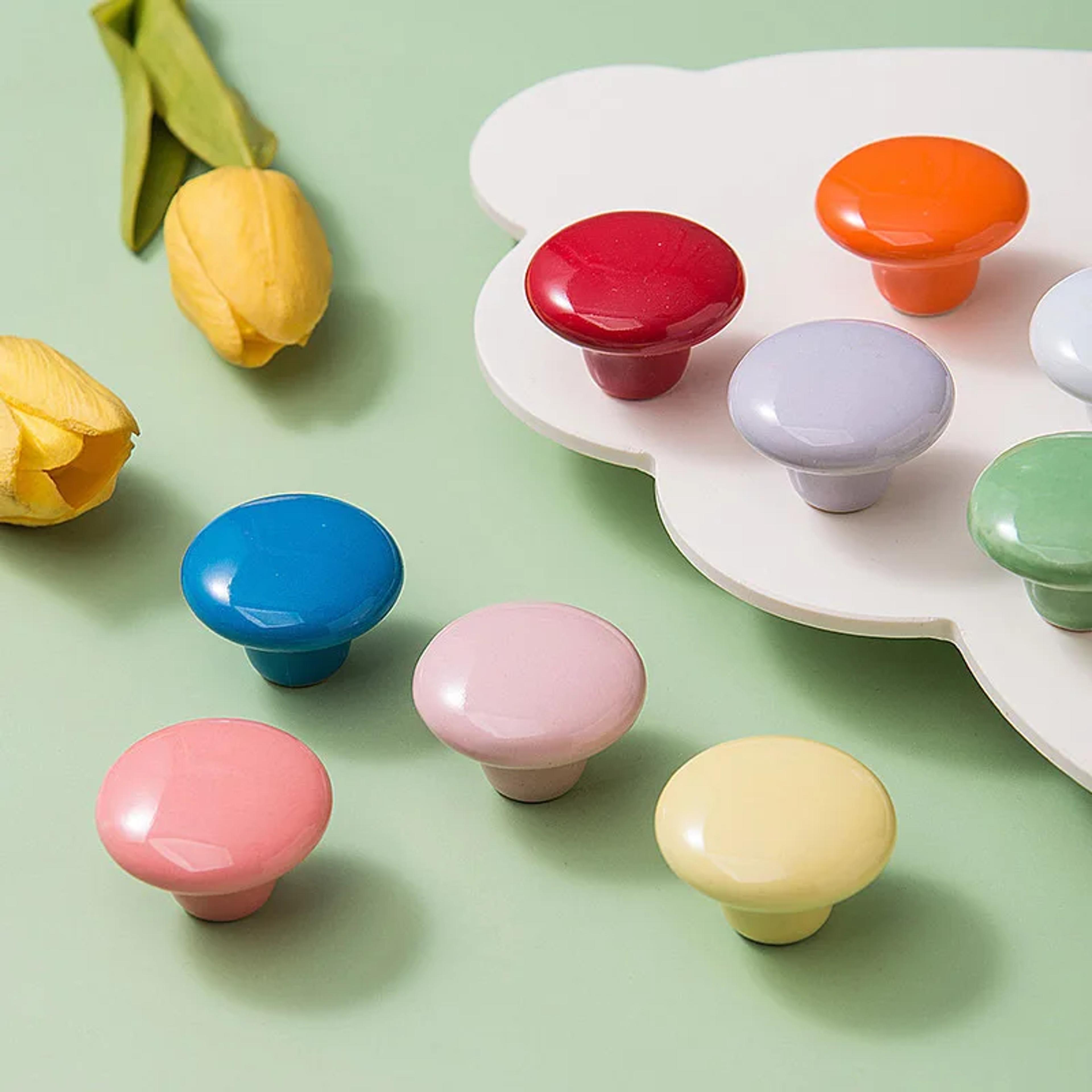 Ceramic Drawer Knobs For Kids Room Dresser And Cabinet Doors 0