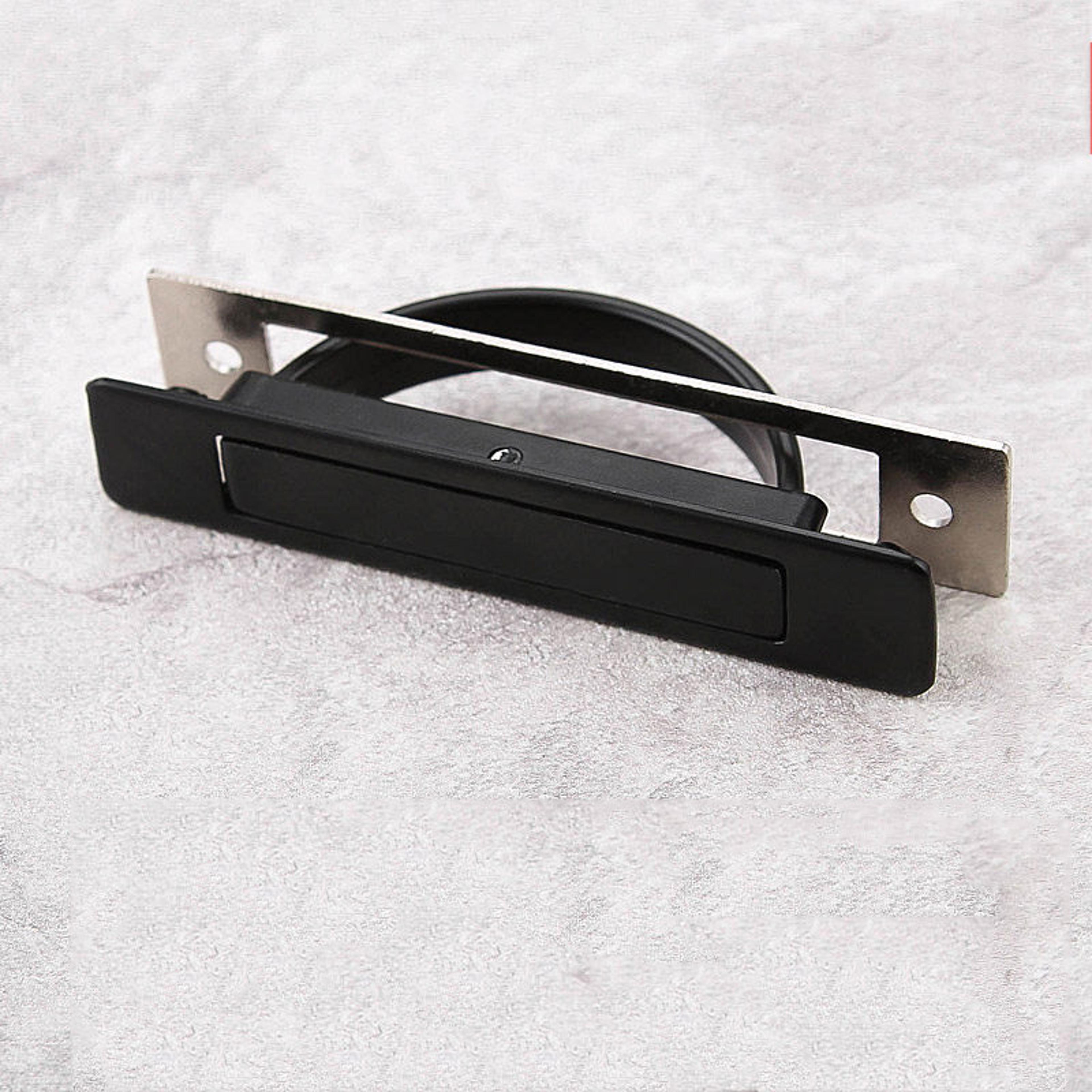Flush Mount Recessed Cabinet Handle Hidden Zinc Alloy Pull For Sliding Doors  Tatami Cabinets 7