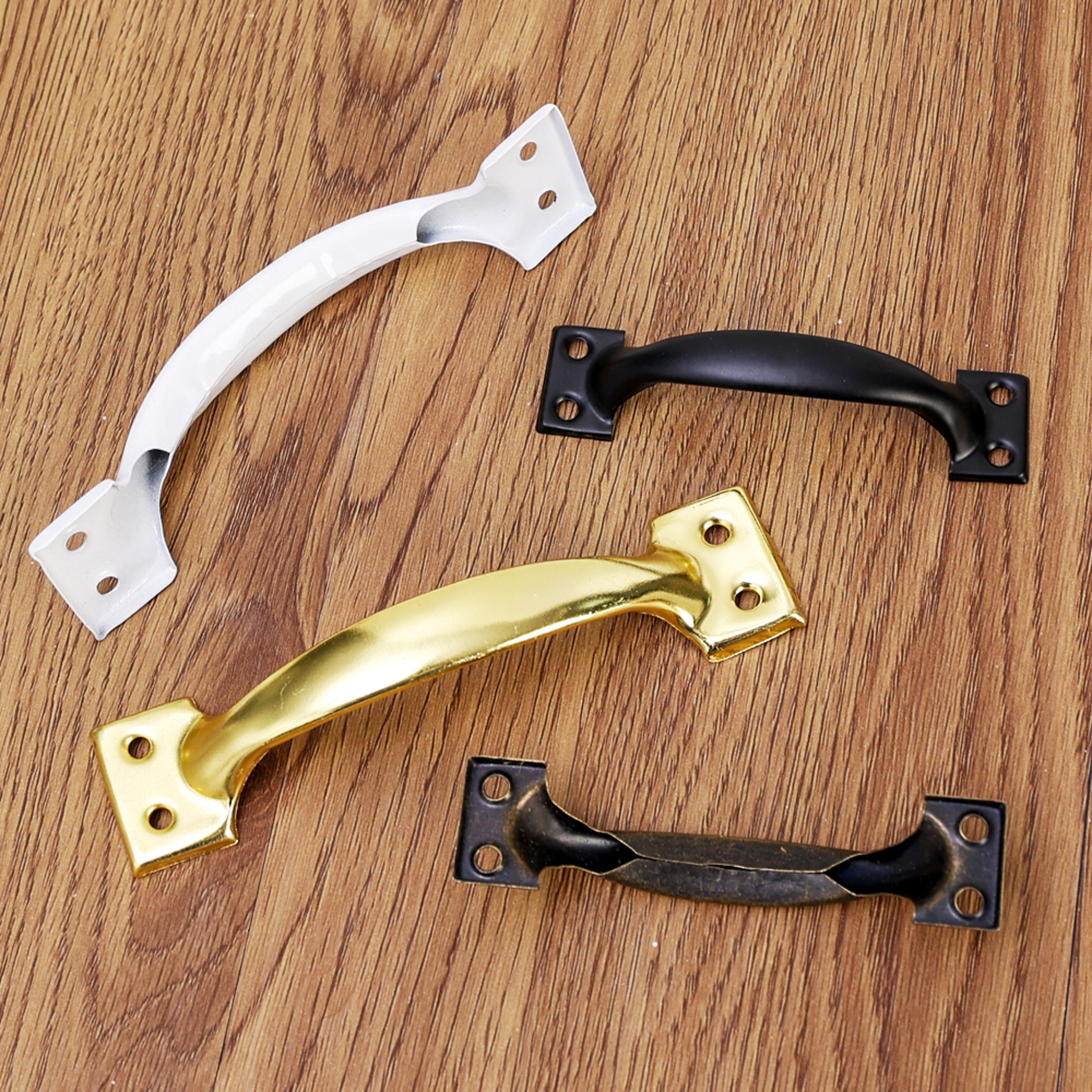 Modern Curved Cabinet Handles Durable Drawer Pulls For Wardrobes And Furniture 5