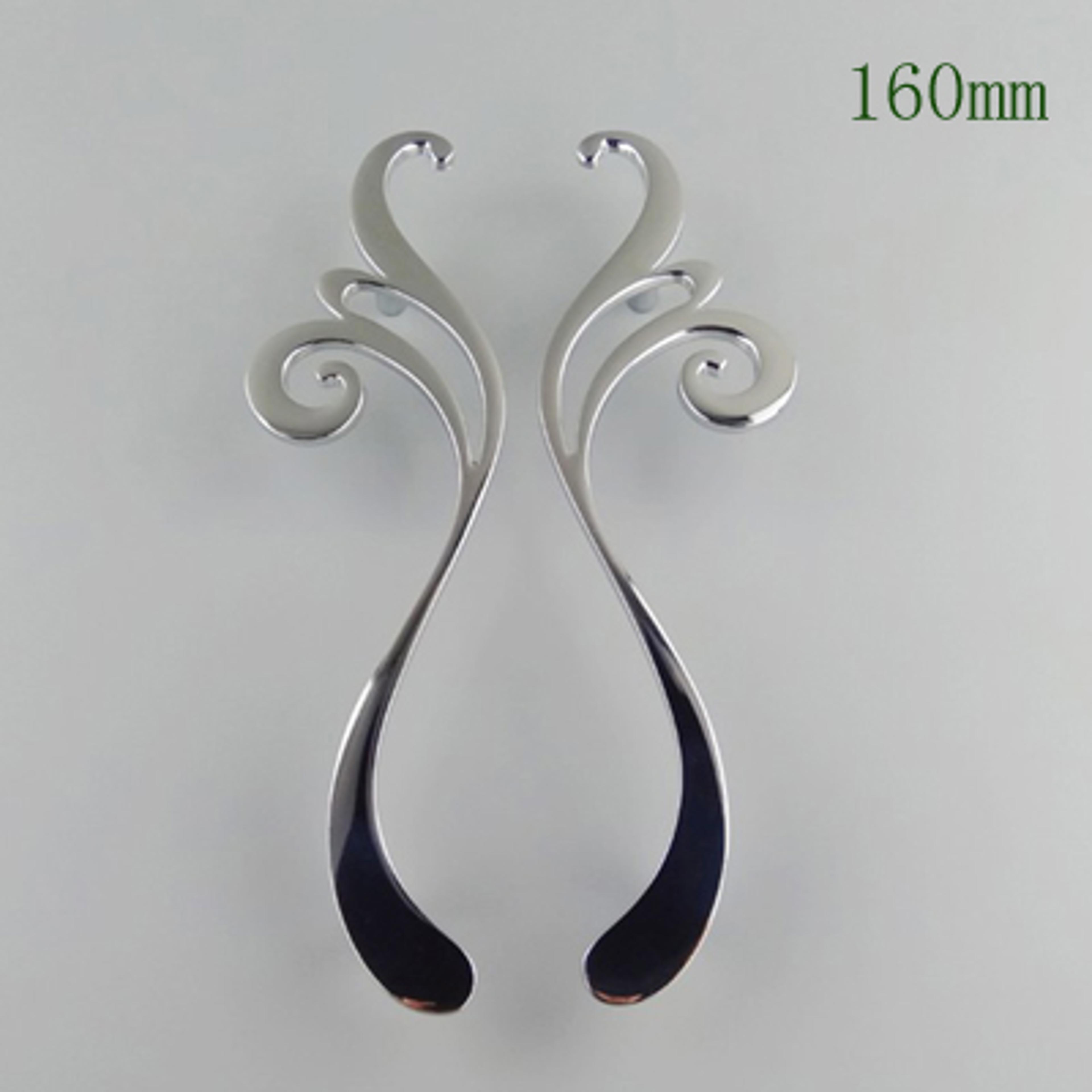 Modern Chrome Flower Cabinet Knob And Drawer Pull For Kitchen Cabinets And Wardrobes 6