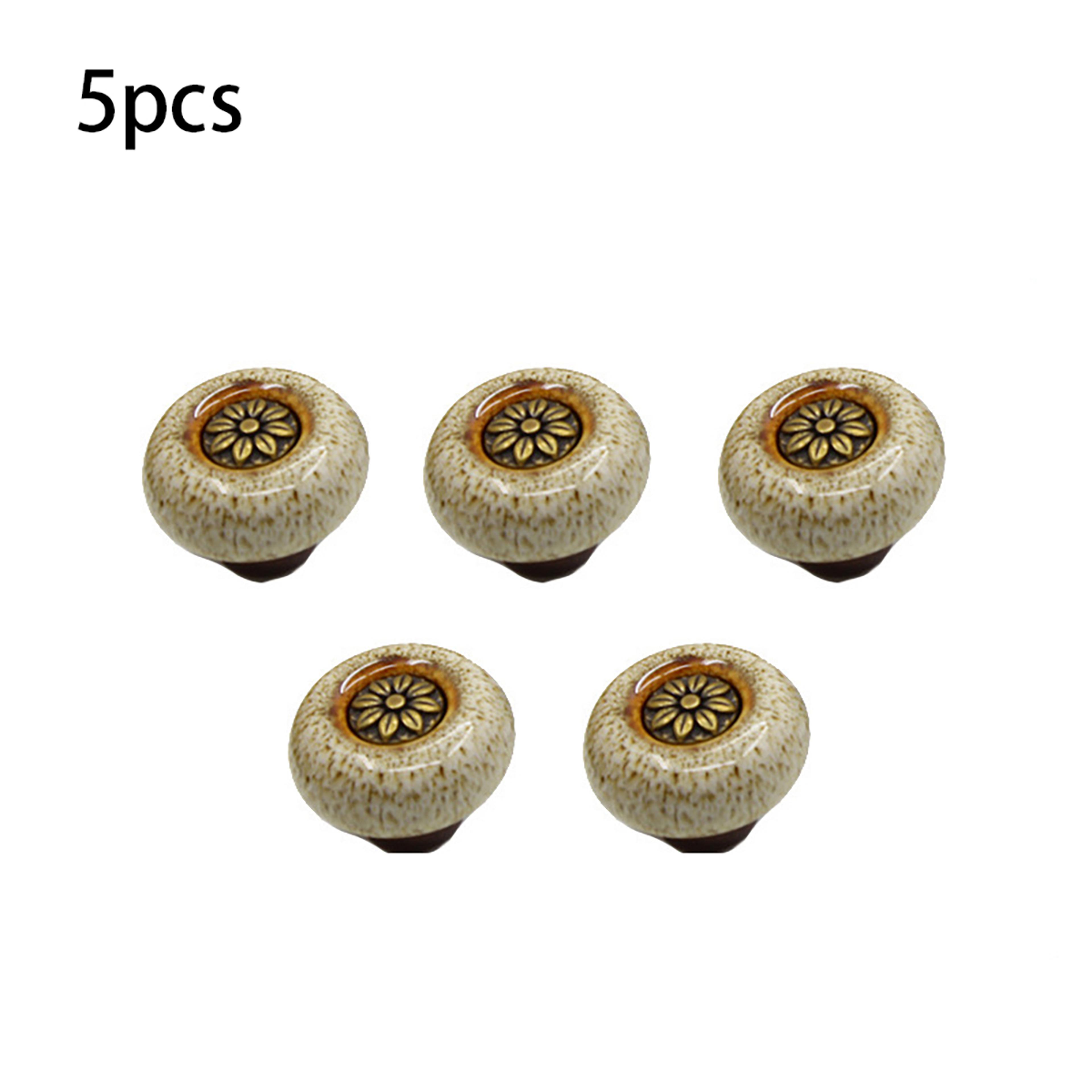 Leopard Print Ceramic Cabinet Knobs For Drawers And Wardrobes 4