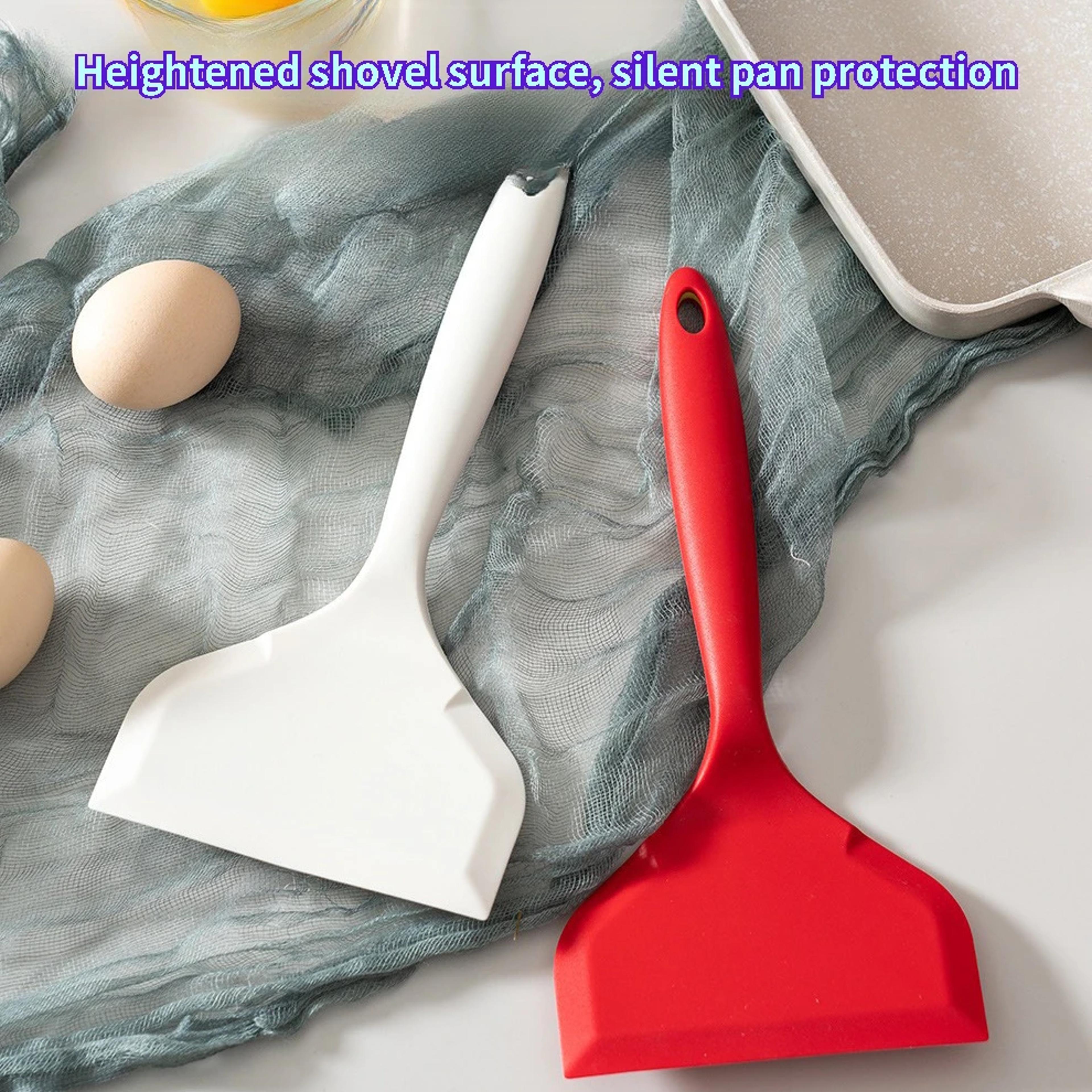 Premium Silicone Cooking Spatula Set Non Stick Heat Resistant Kitchen Scraper Tool 1