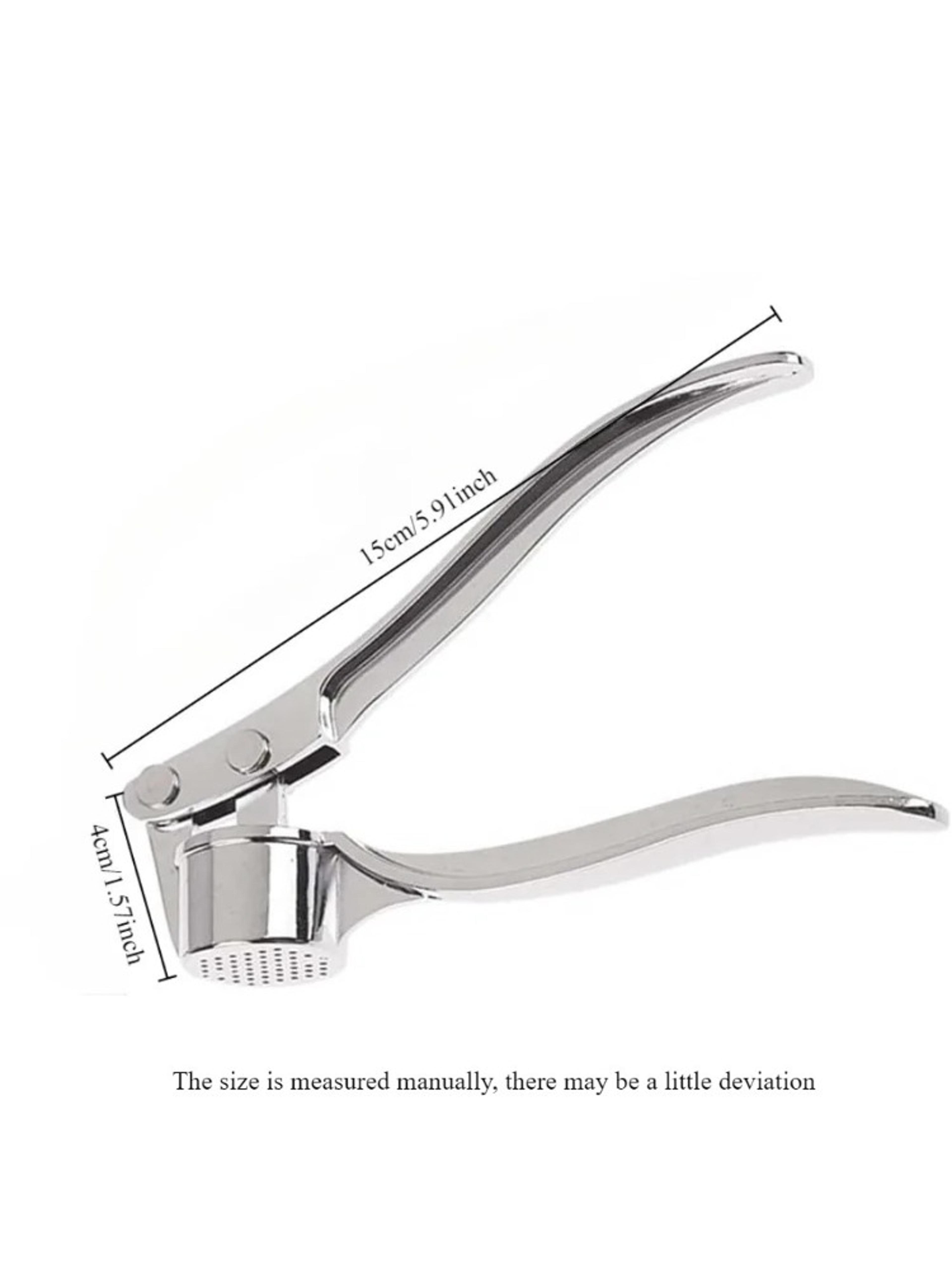 Heavy Duty Garlic Press Stainless Steel Crusher Easy Clean Kitchen Mincer 6