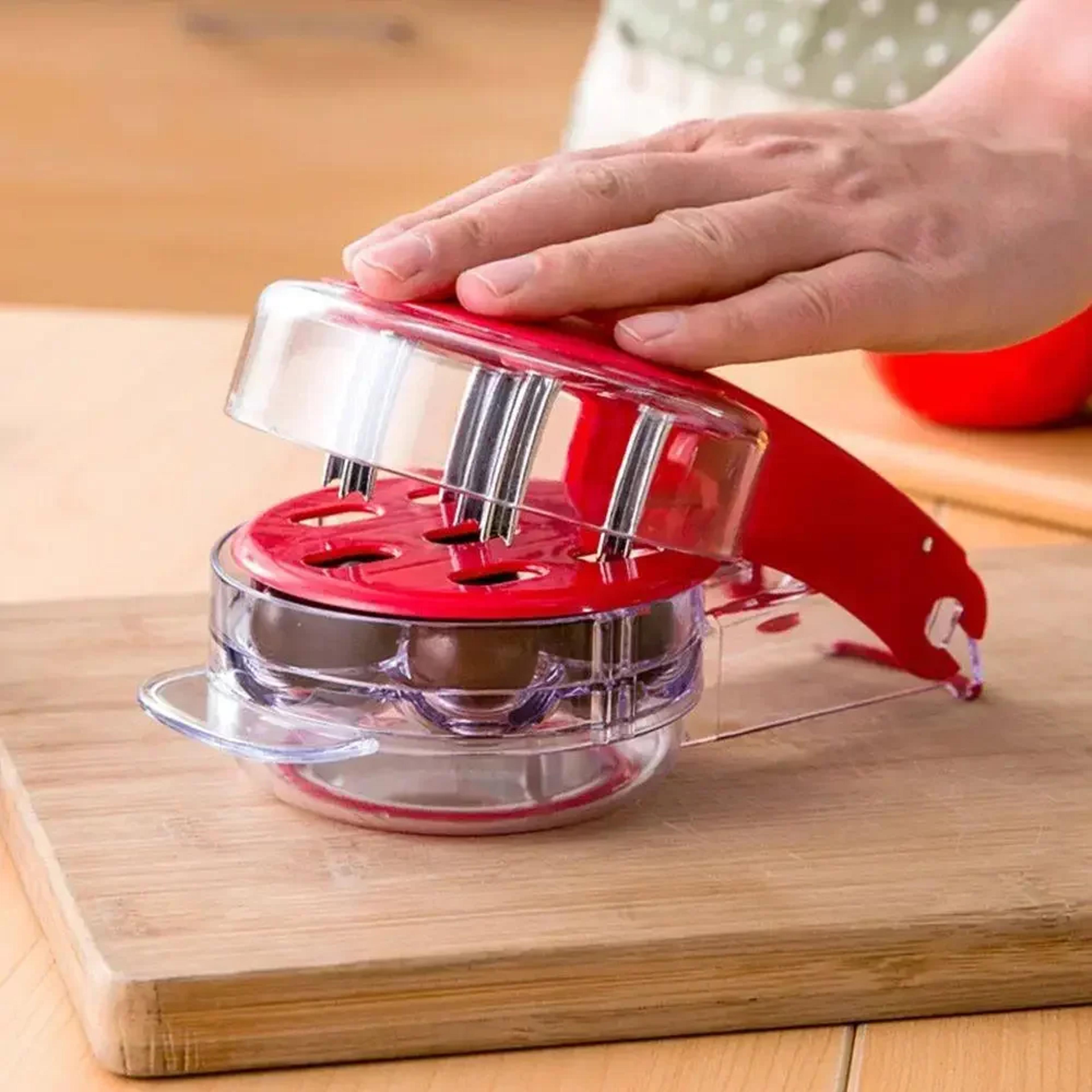 stainless steel cherry pitter handheld fruit pitter with holes for easy pitting and coring