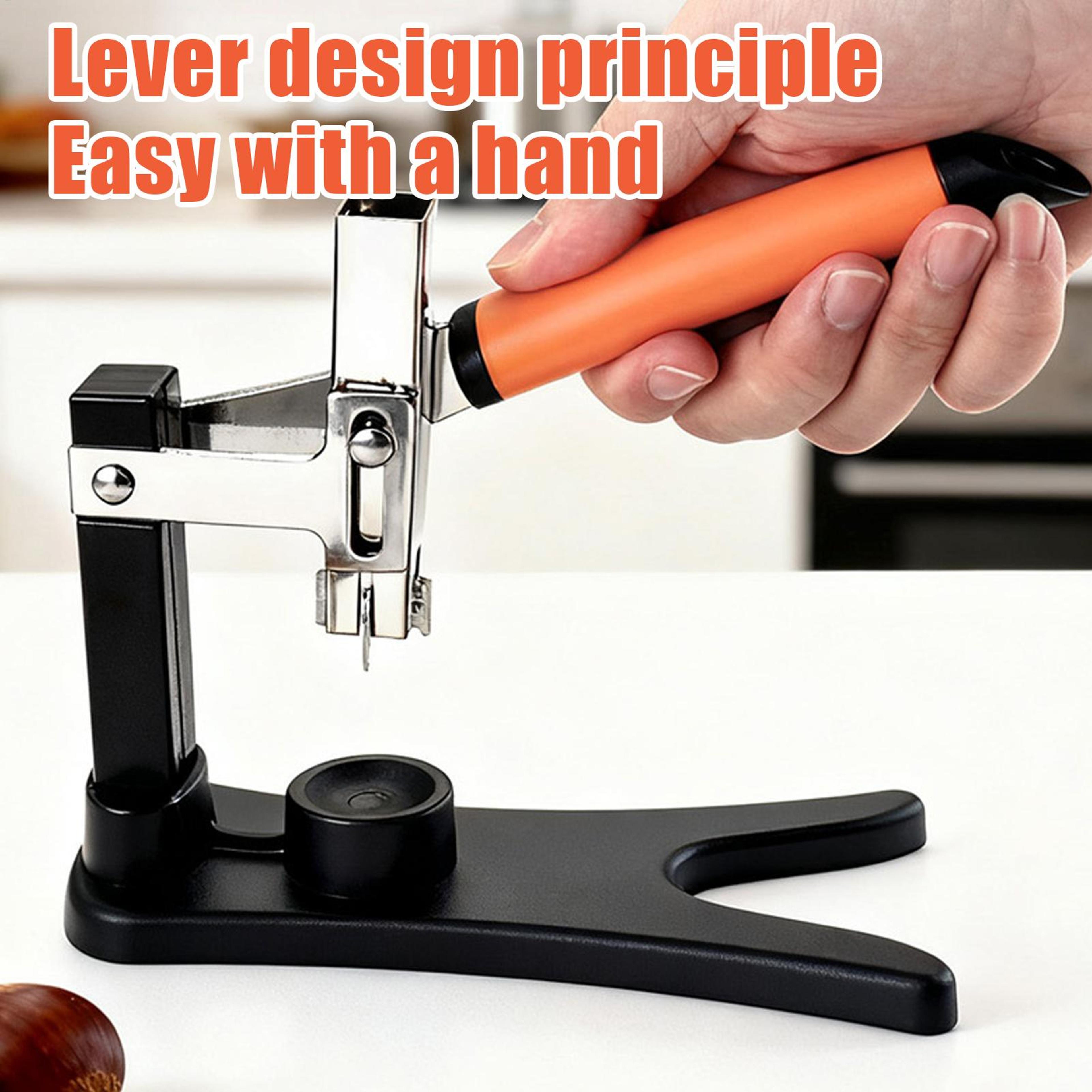 Premium Chestnut Cutter  Nutcracker With Non Slip Handle For Easy Shelling 2