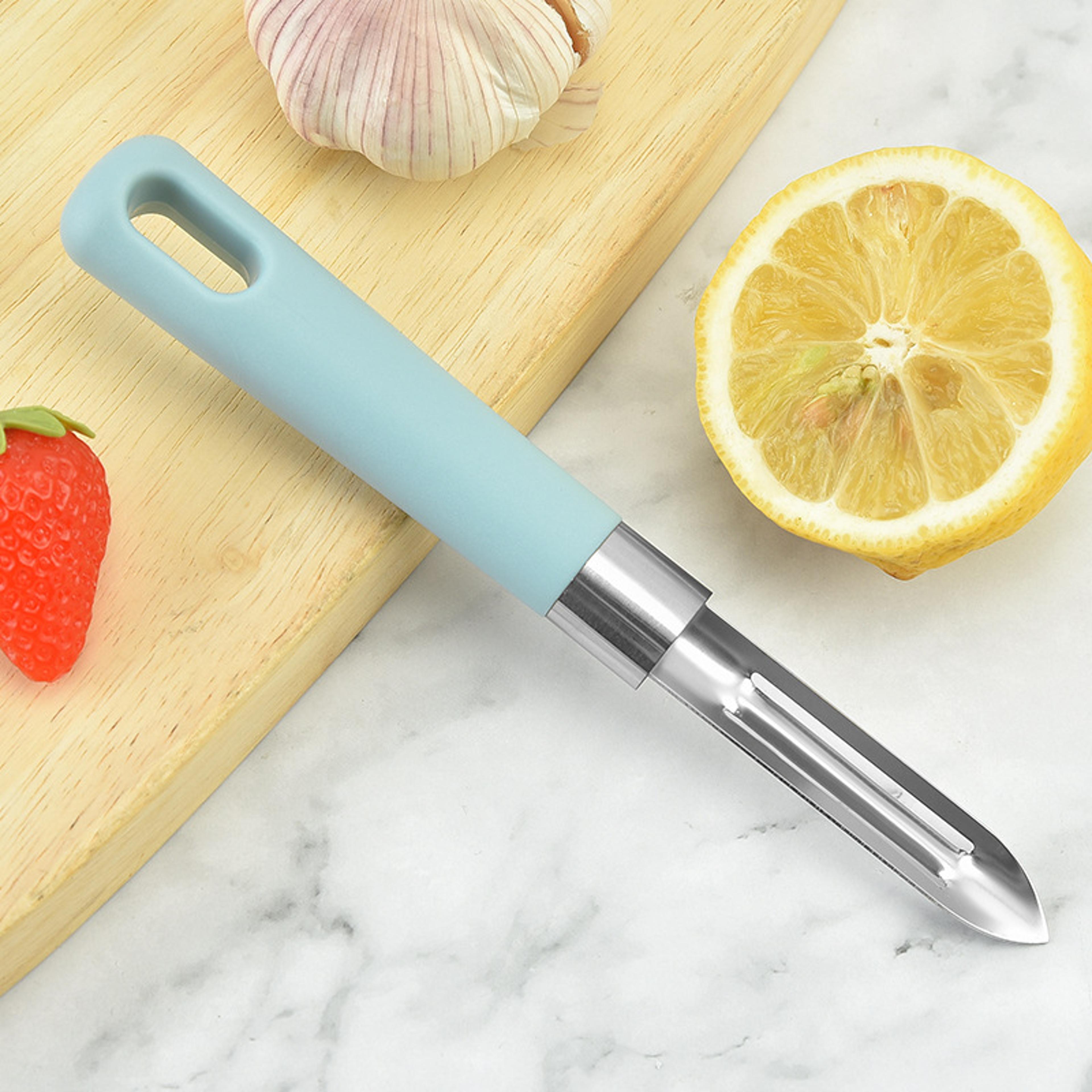 Premium Stainless Steel Vegetable  Fruit Peeler Fast Smooth Durable 2