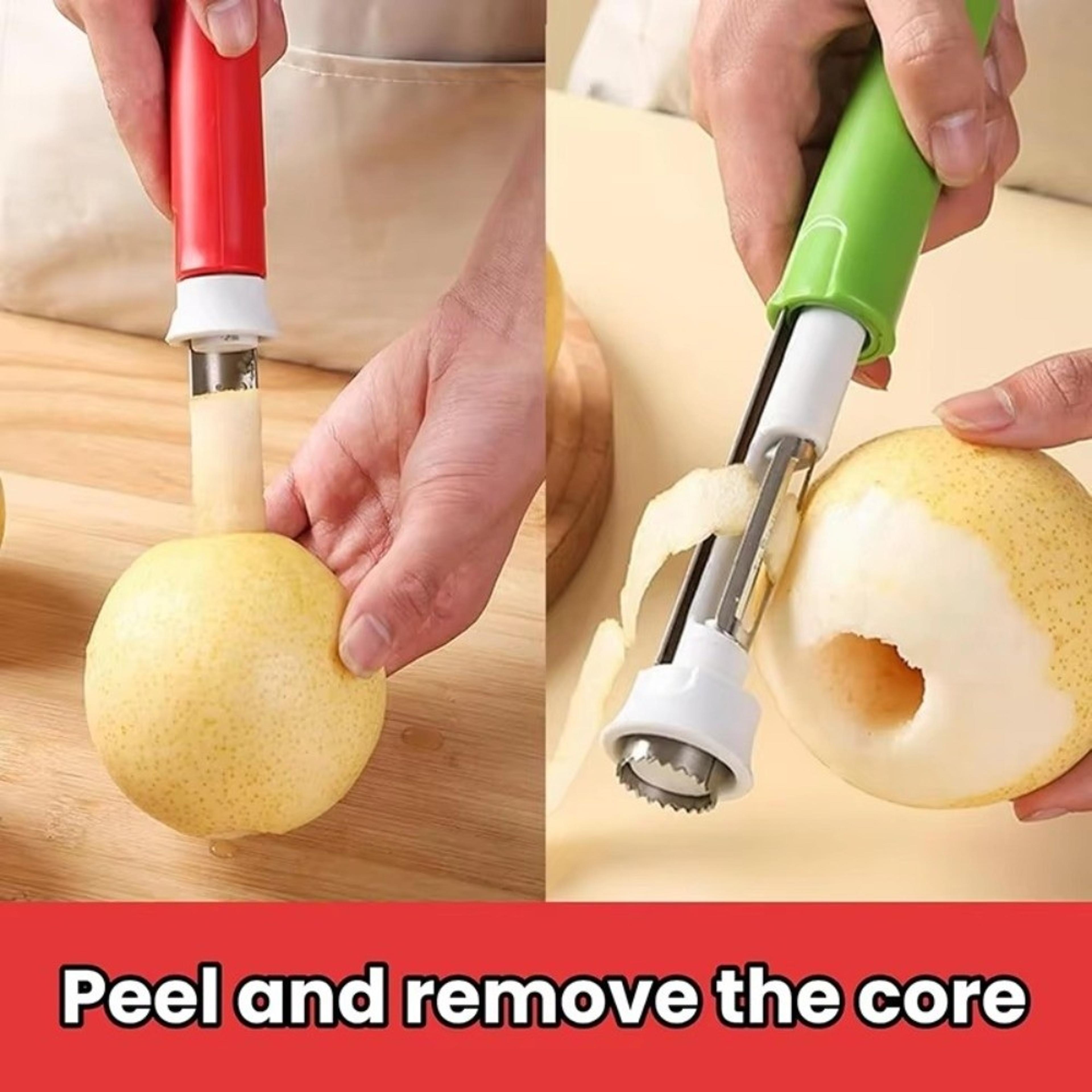 Premium Fruit Peeler  Core Remover Stainless Steel Anti Slip 5