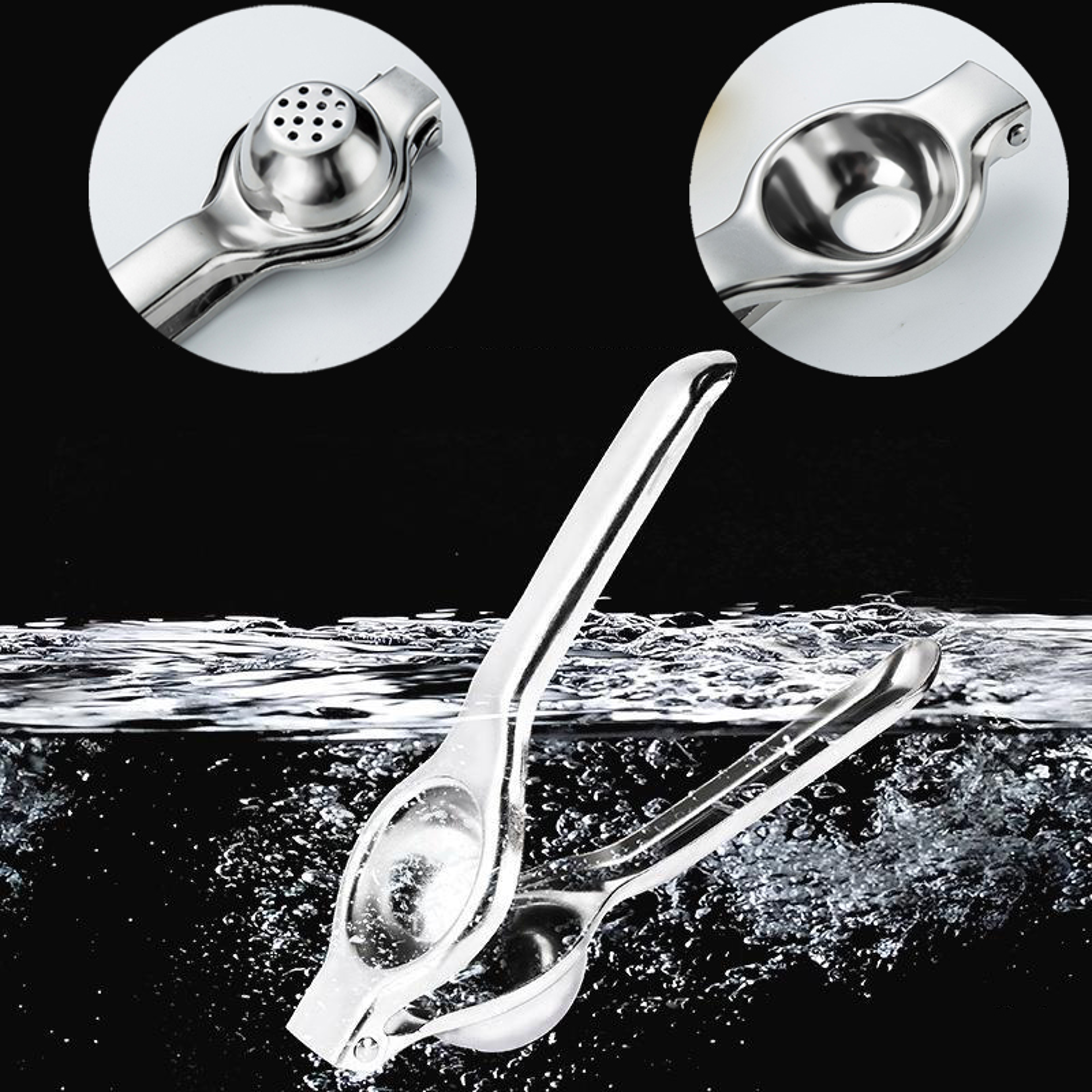 Premium Stainless Steel Lemon Squeezer  Manual Juicer Citrus Press 2