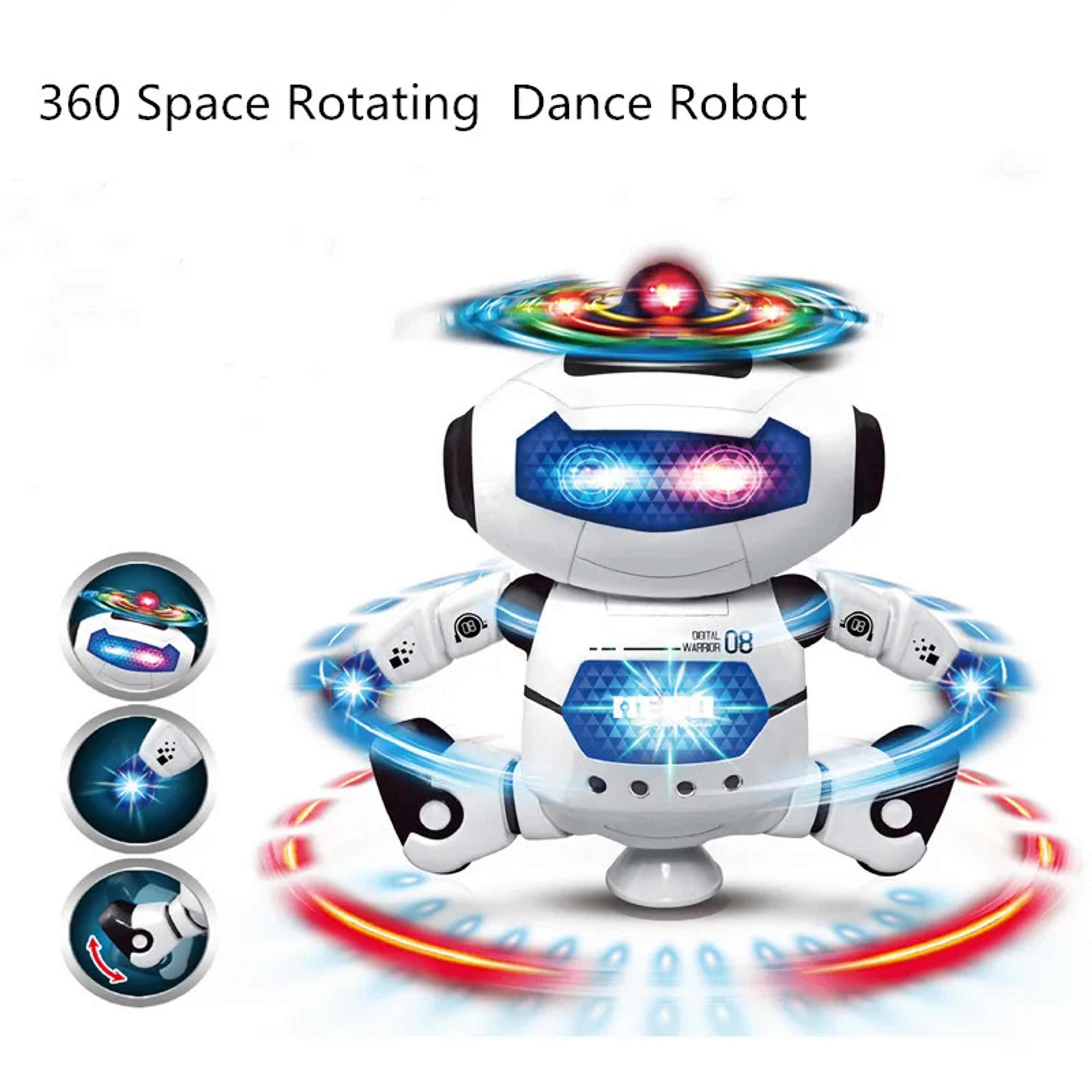 Kids Dancing Robot Toy With Music LED Lights  Walking Action 1