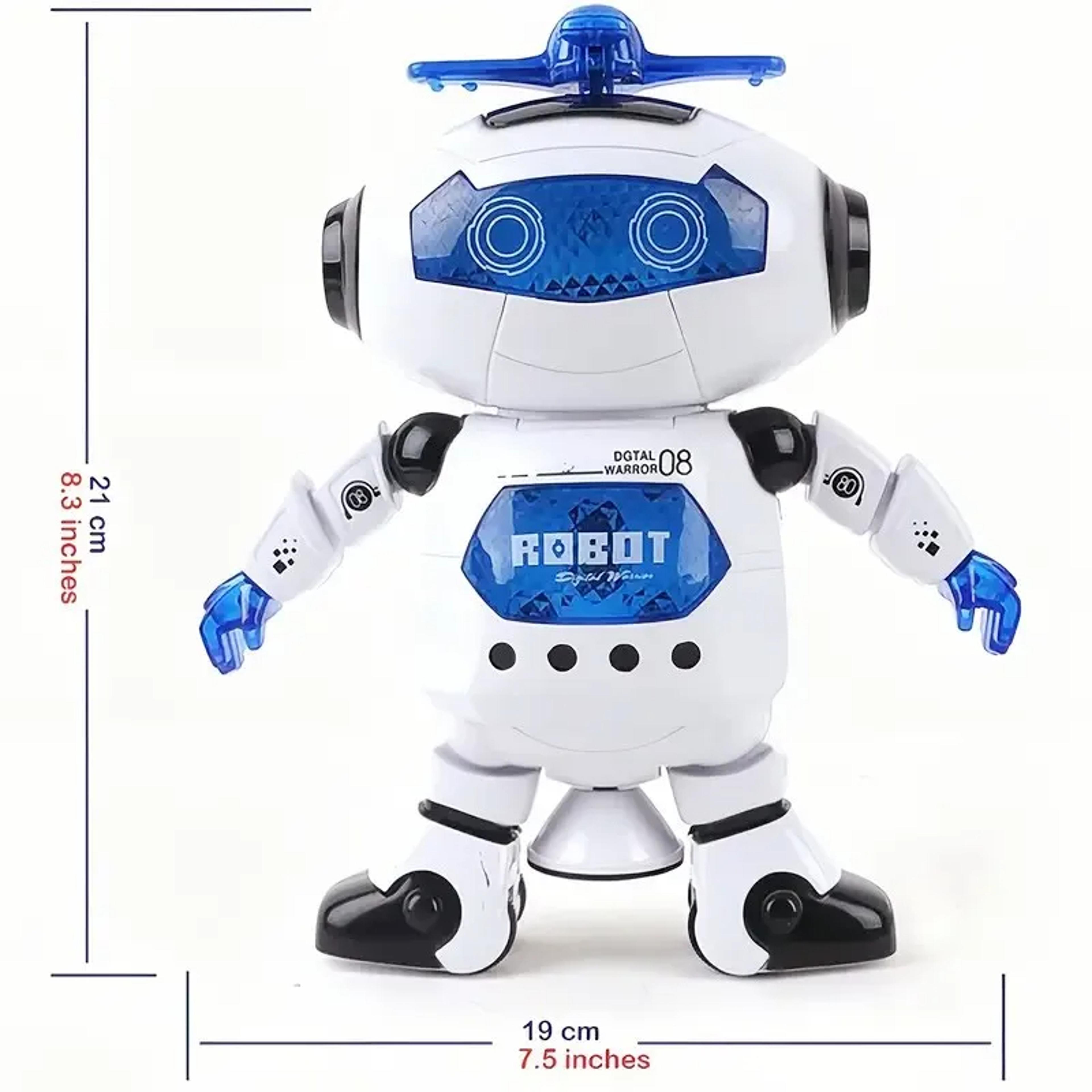 Kids Dancing Robot Toy With Music LED Lights  Walking Action 4