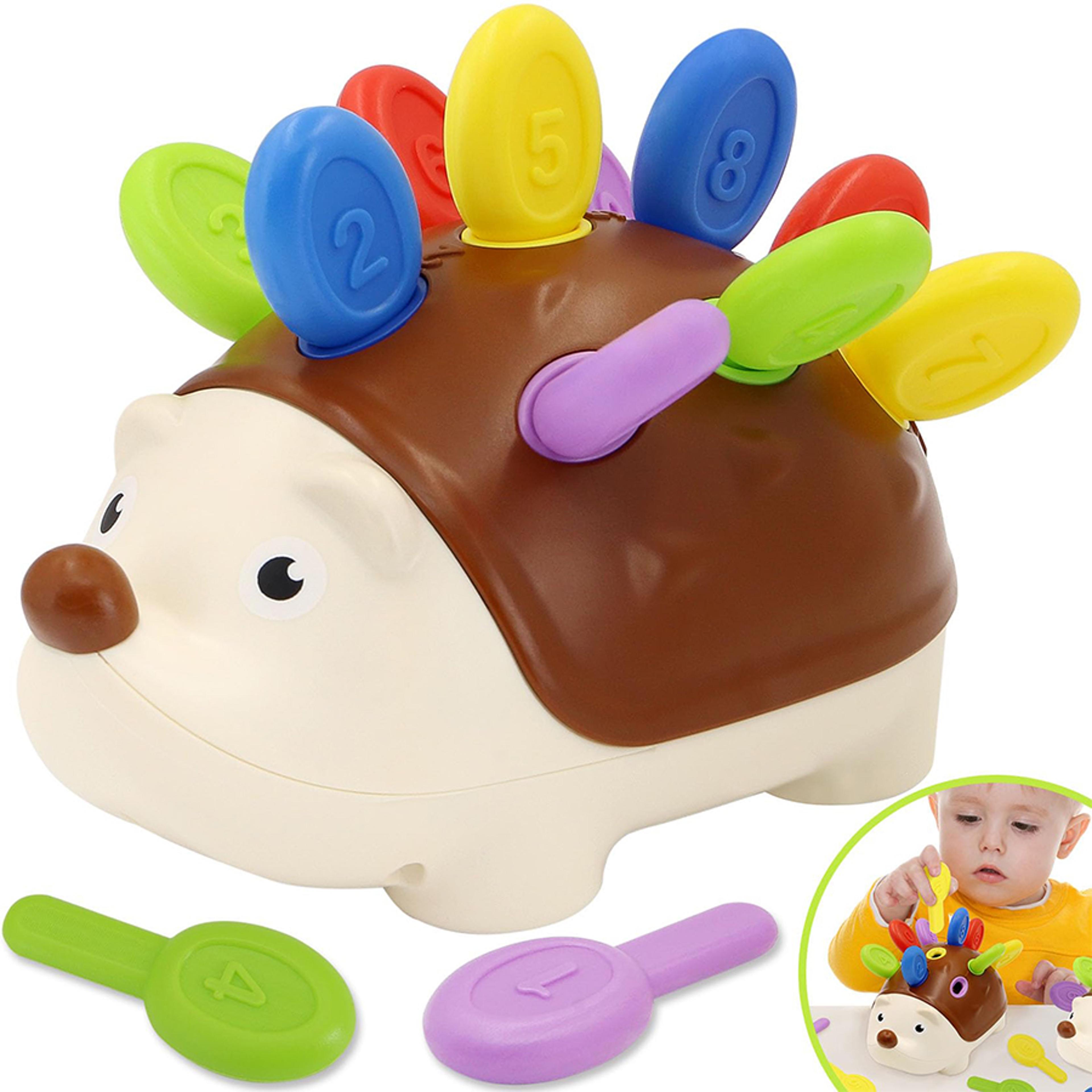 montessori toddler hedgehog sensory & fine motor toy